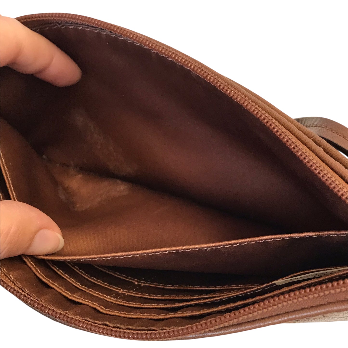 Wristlet Designer By Coach In Brown, Size:Medium