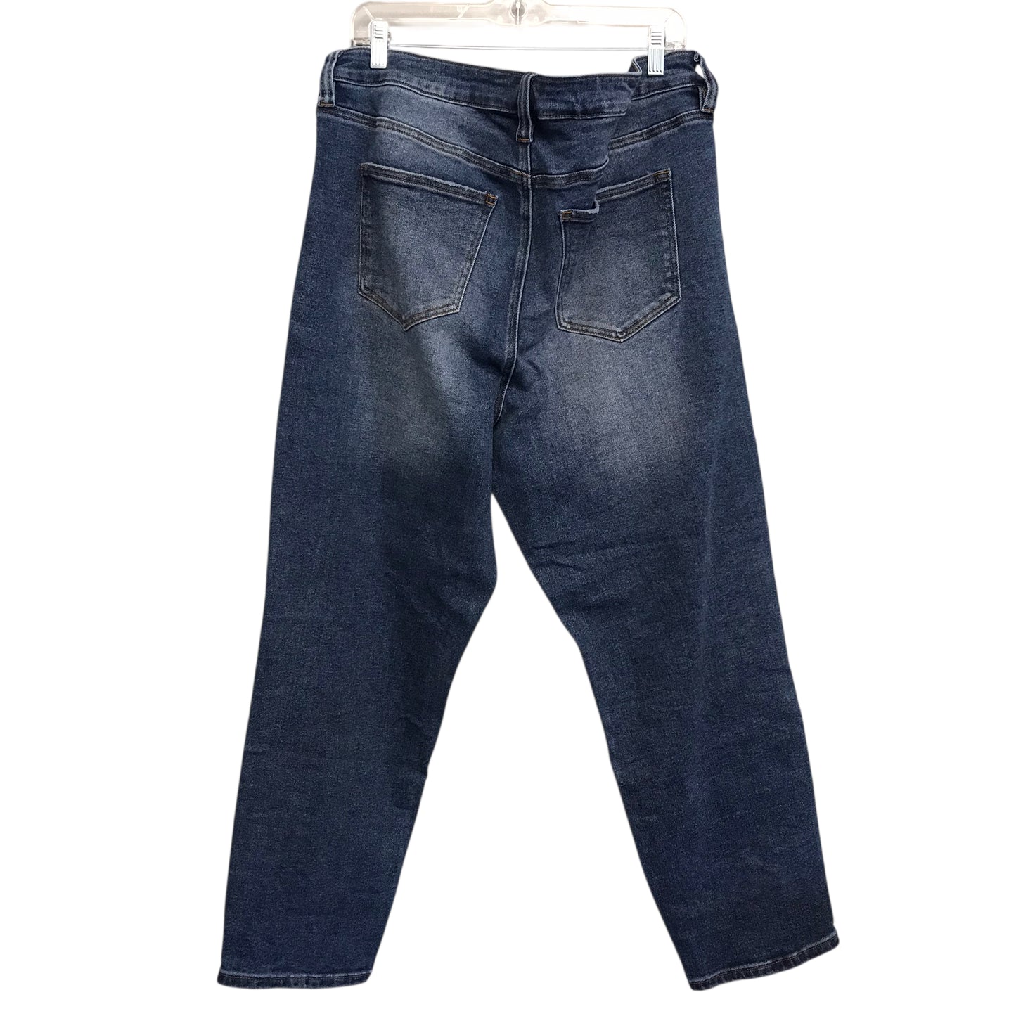 Jeans Straight By Clothes Mentor In Blue Denim, Size:18
