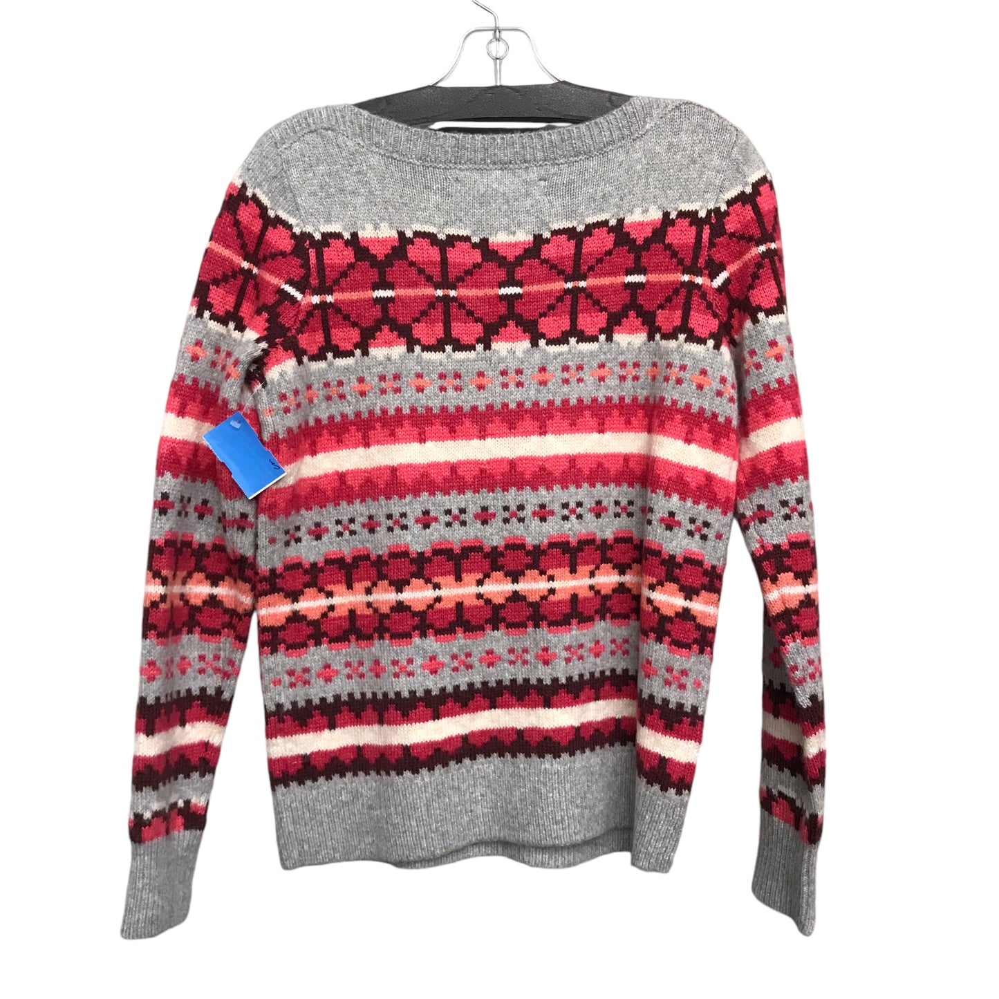 Sweater By Loft In Grey & Pink, Size:Xs