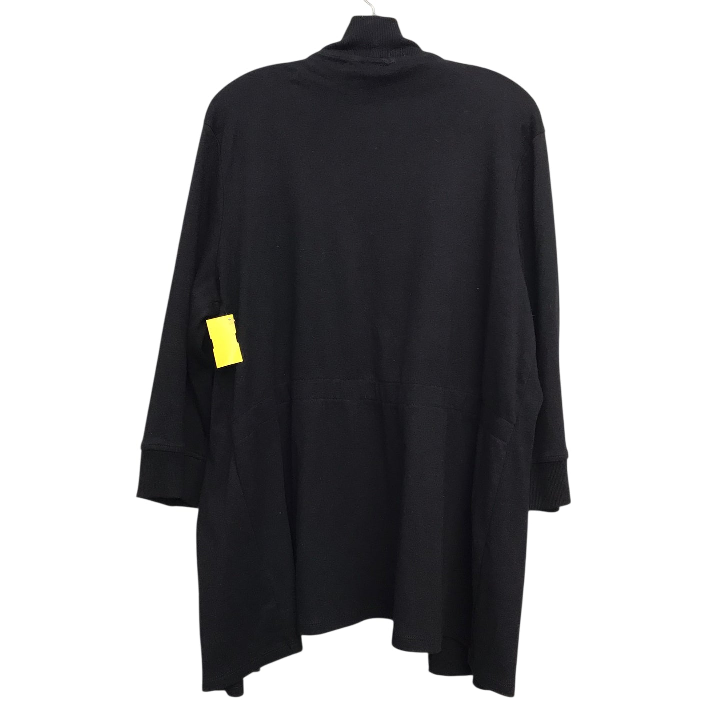 Sweater Cardigan By Jones New York In Black, Size:1X