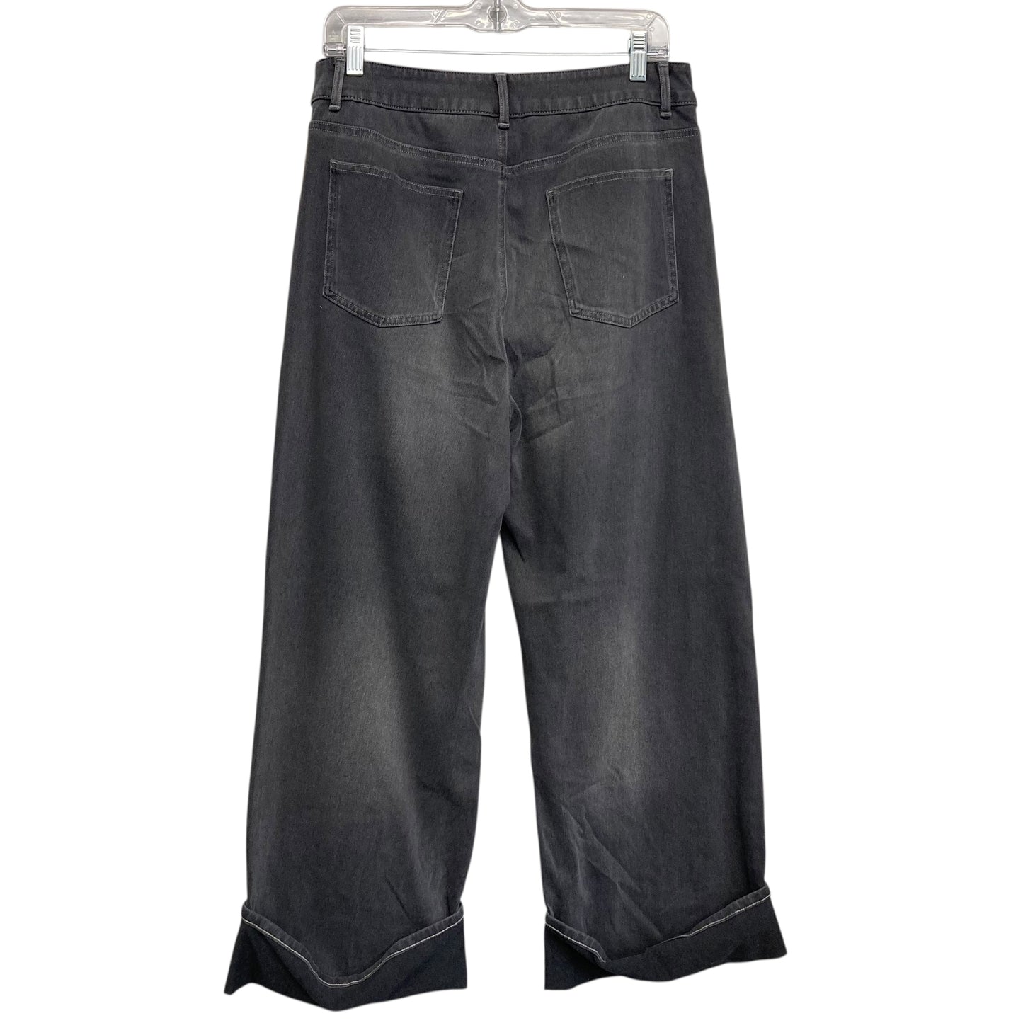 Jeans Wide Leg By Halara In Grey, Size:12