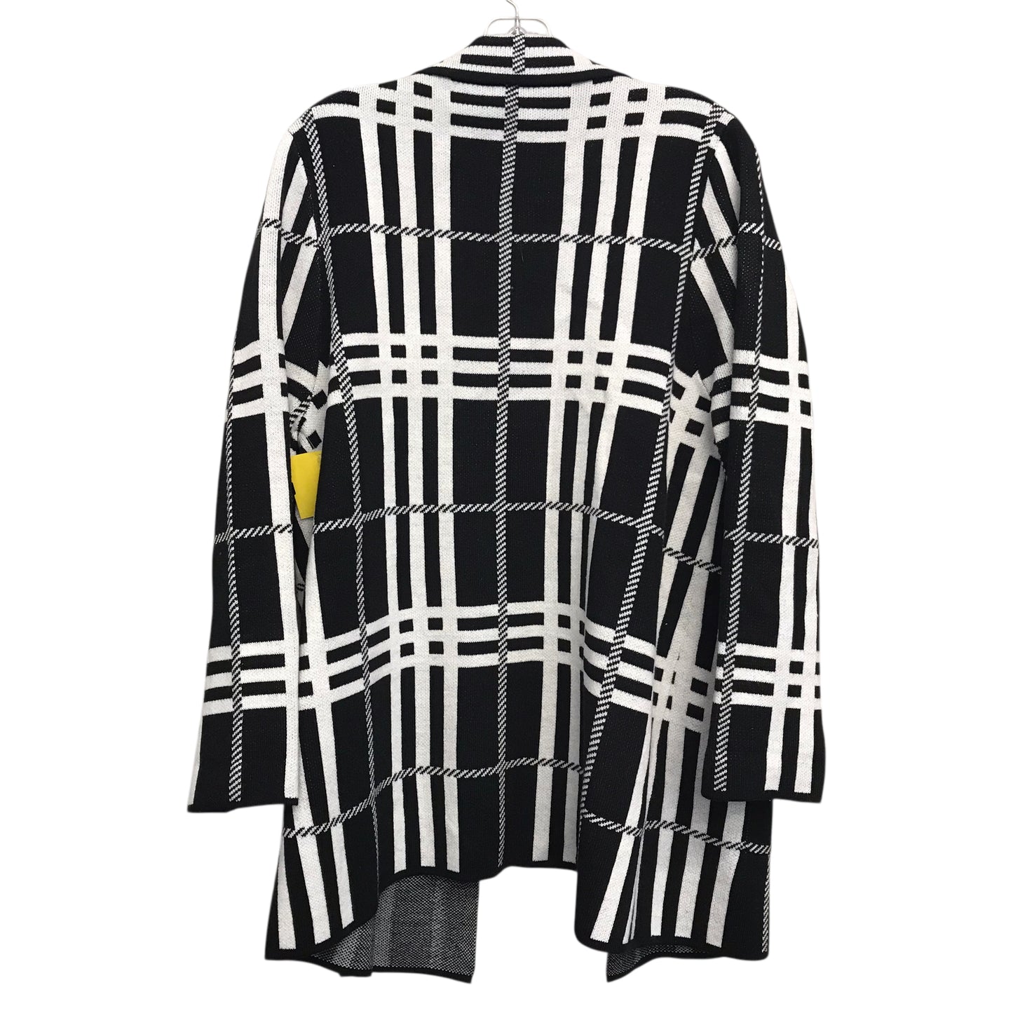 Sweater Cardigan By Investments In Black & White, Size:L