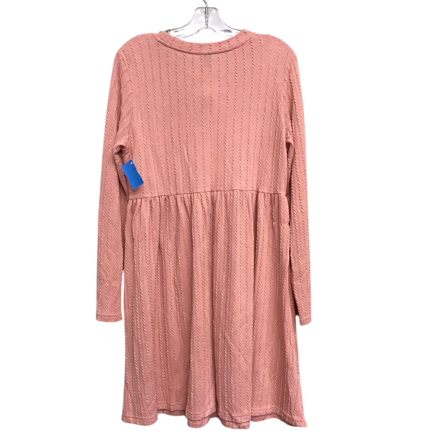 Dress Work By Shein In Peach, Size:M