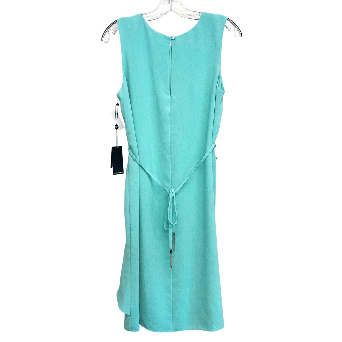 Dress Work By Adrianna Papell In Aqua, Size:M