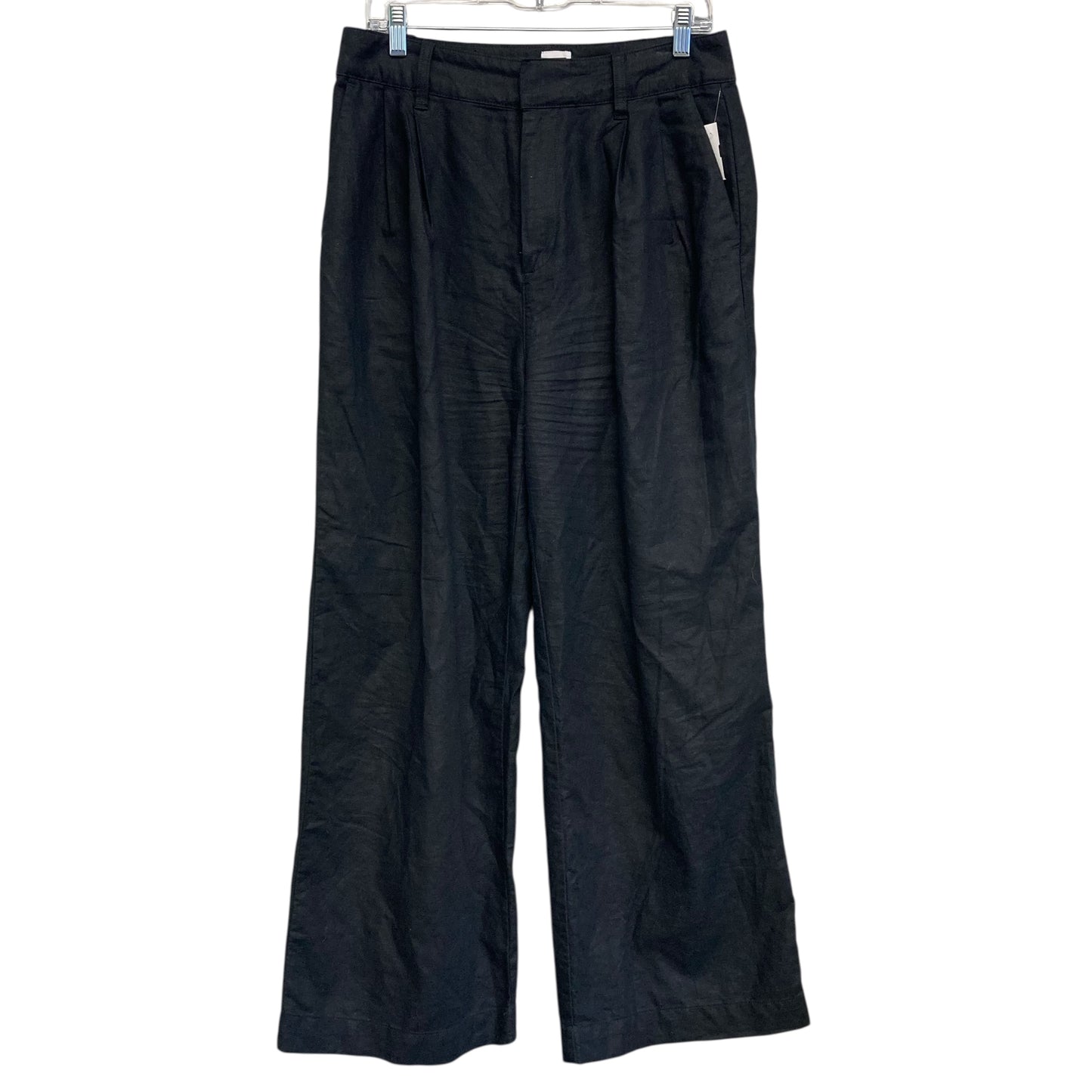 Pants Linen By Gap In Black, Size:10
