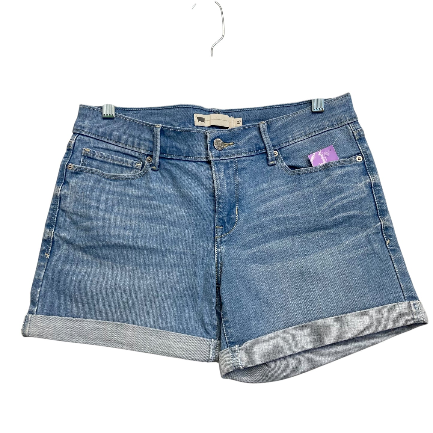 Shorts By Levis In Blue Denim, Size:4