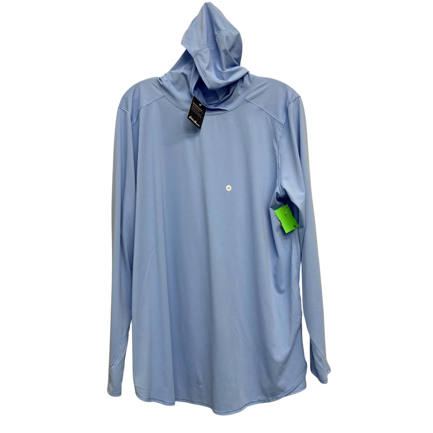 Athletic Top Ls Hoodie By Eddie Bauer In Blue, Size:Xl