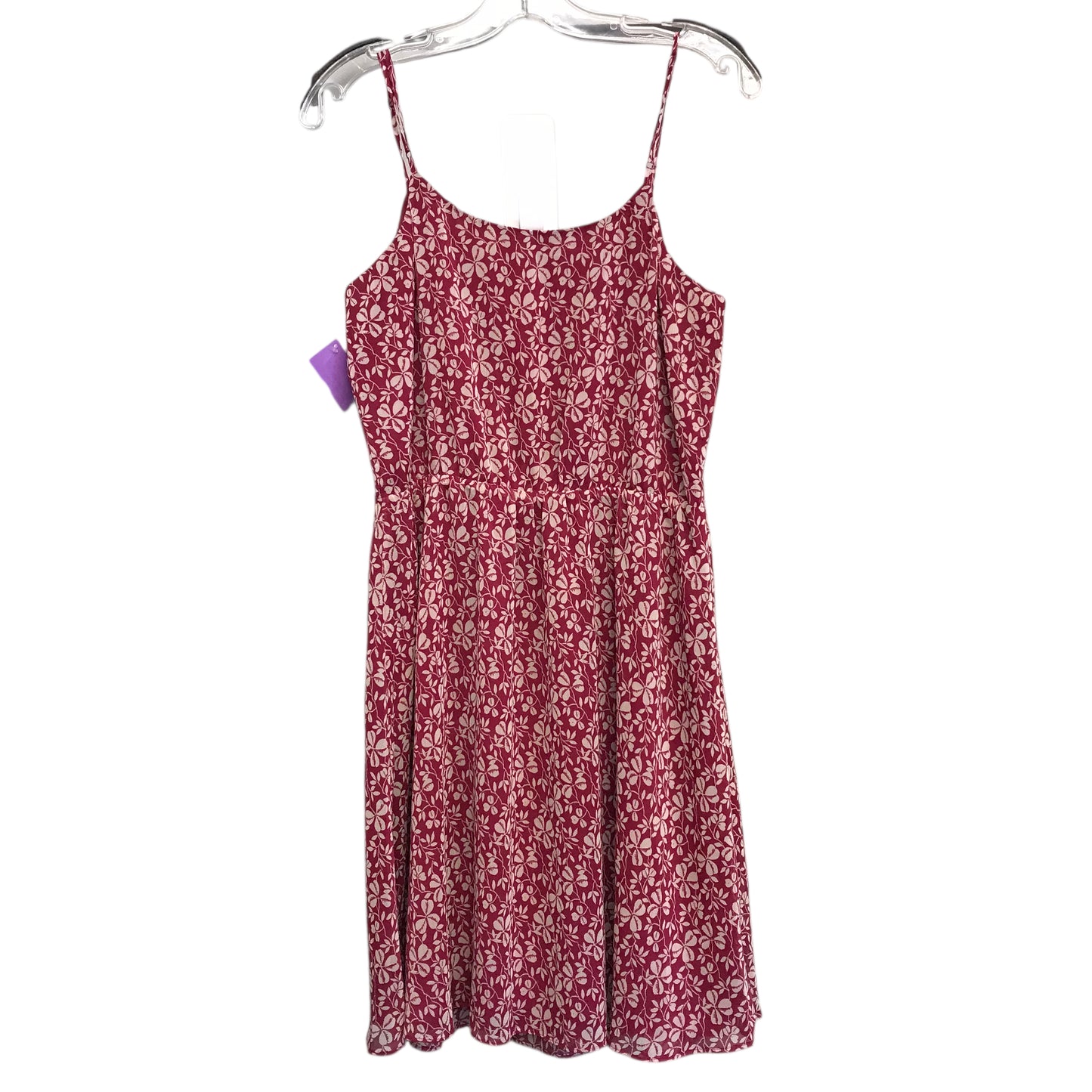 Dress Casual Short By Loft In Red & White, Size:M