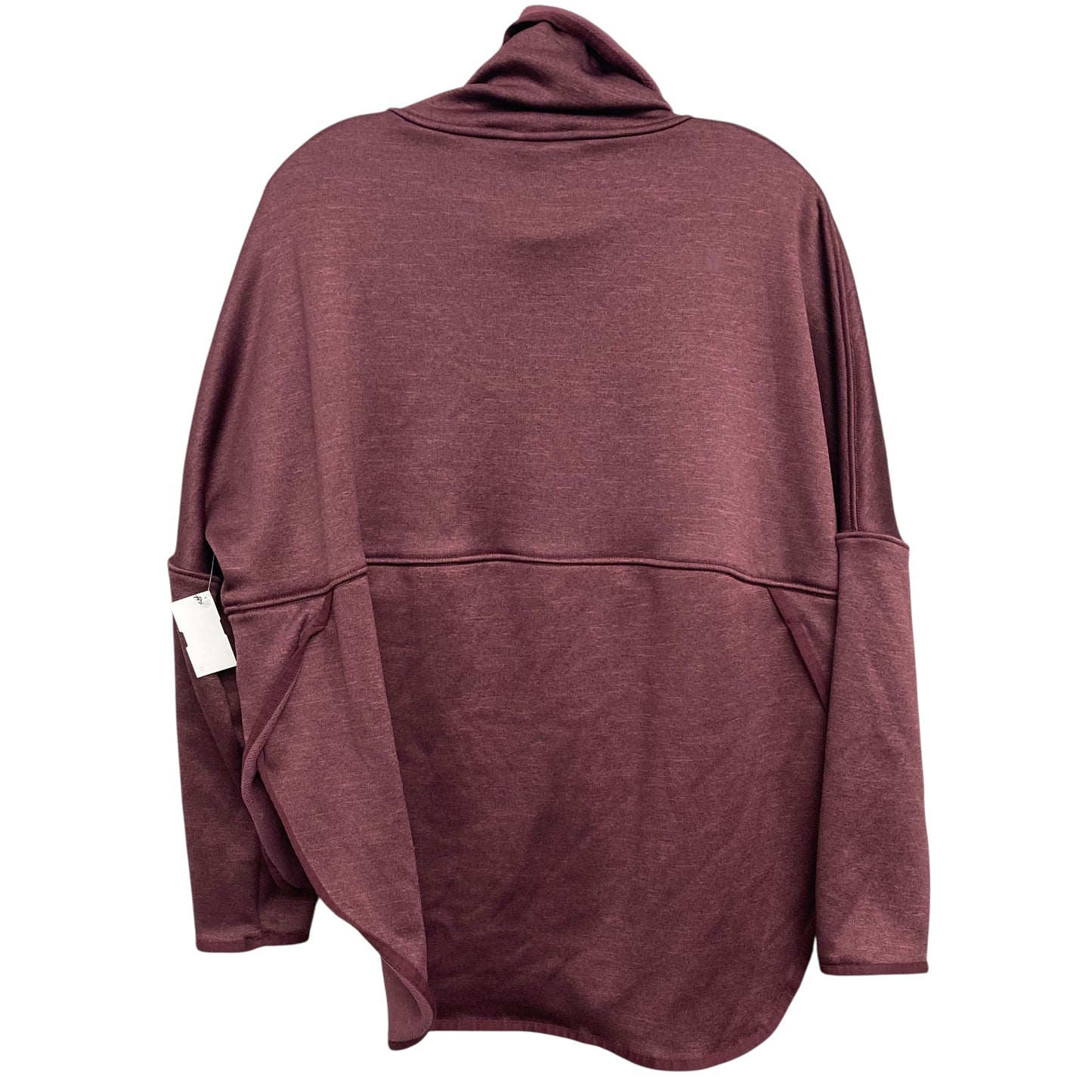 Athletic Top Ls By The North Face In Red, Size:M