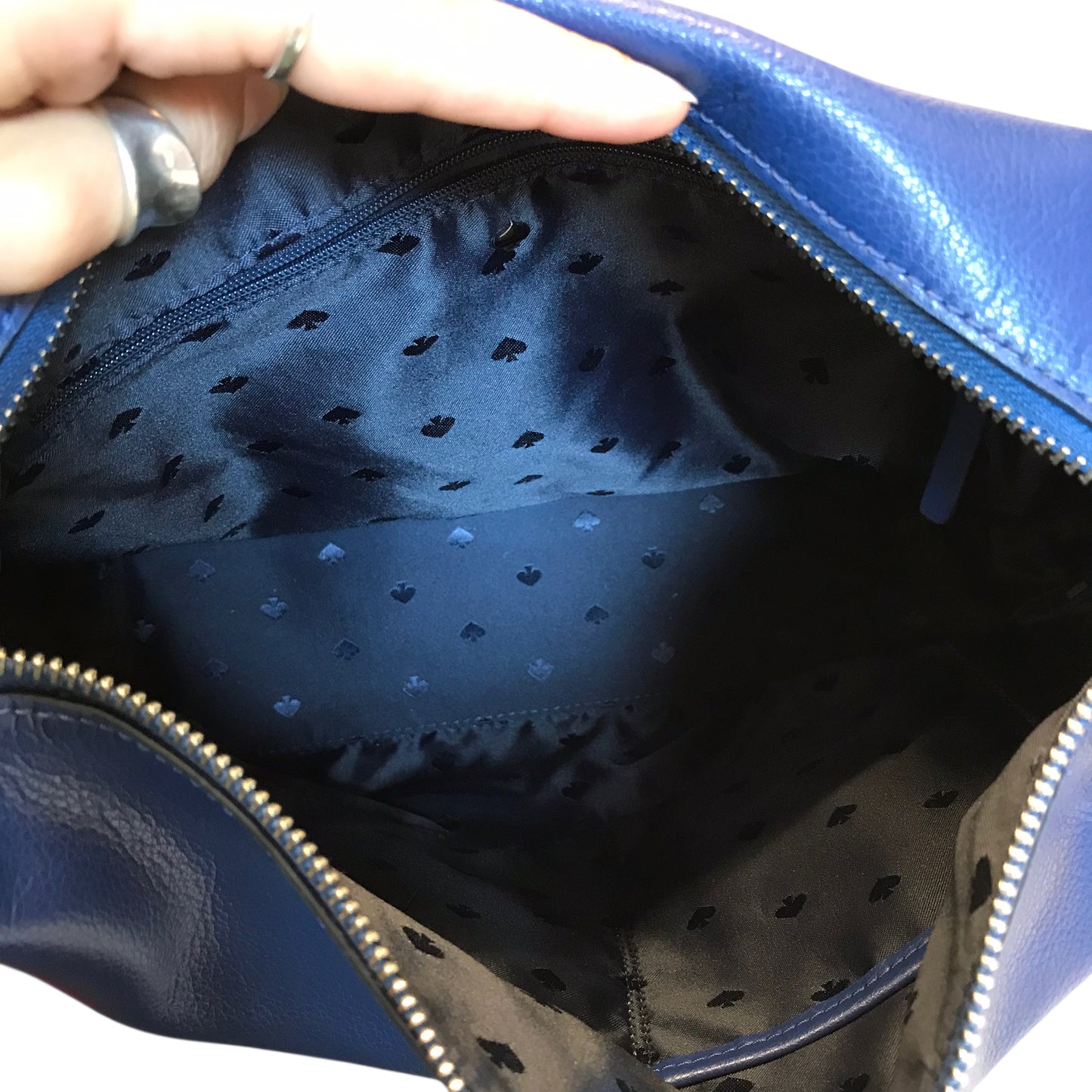 Handbag Designer By Kate Spade In Blue, Size:Medium