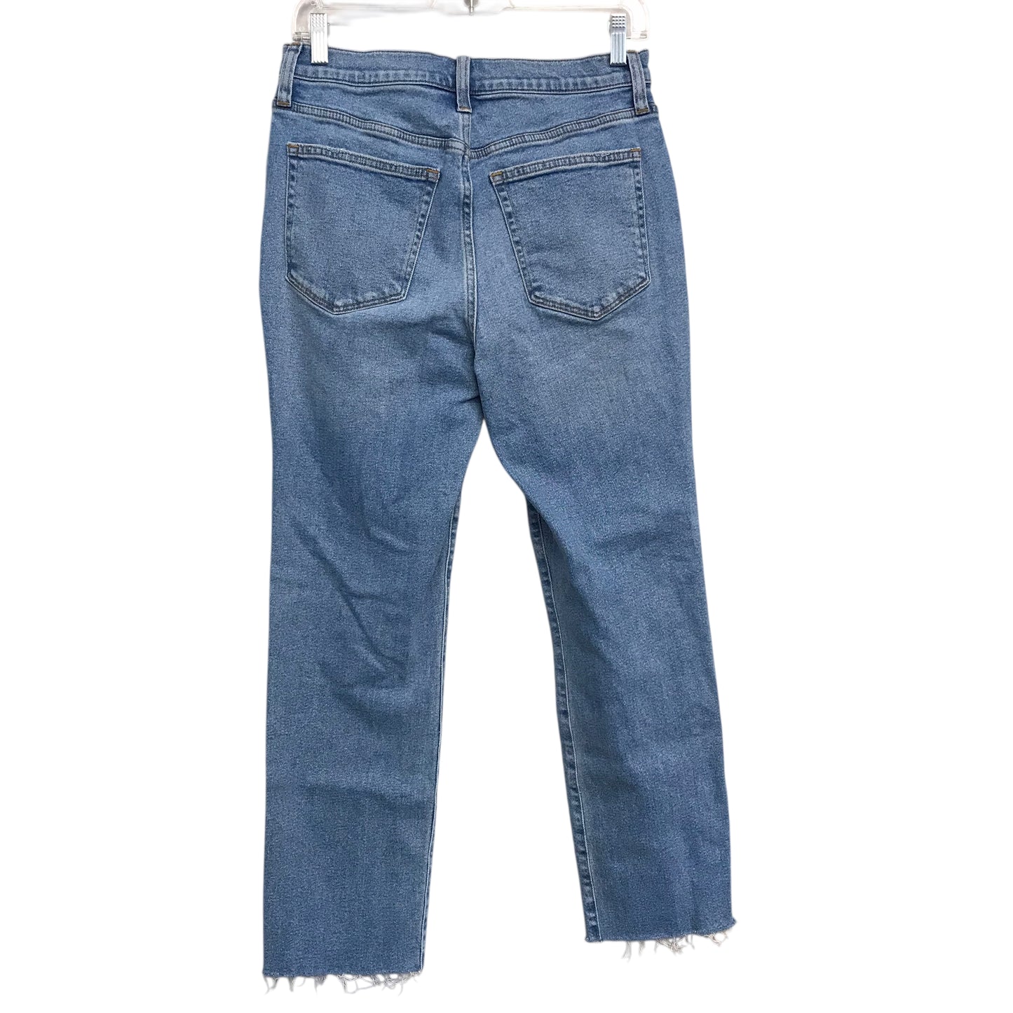 Jeans Straight By J. Crew In Blue Denim, Size:6