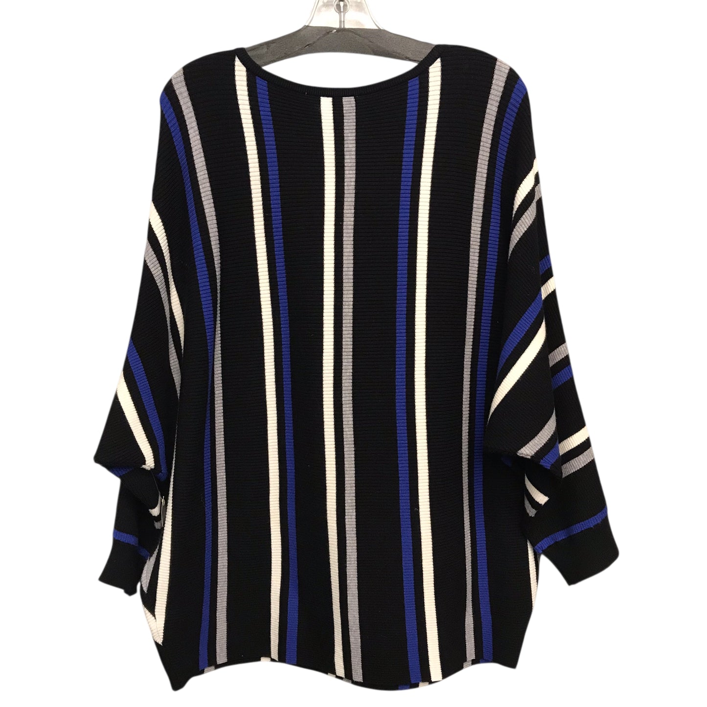 Sweater By Philosophy In Striped Pattern, Size:1X