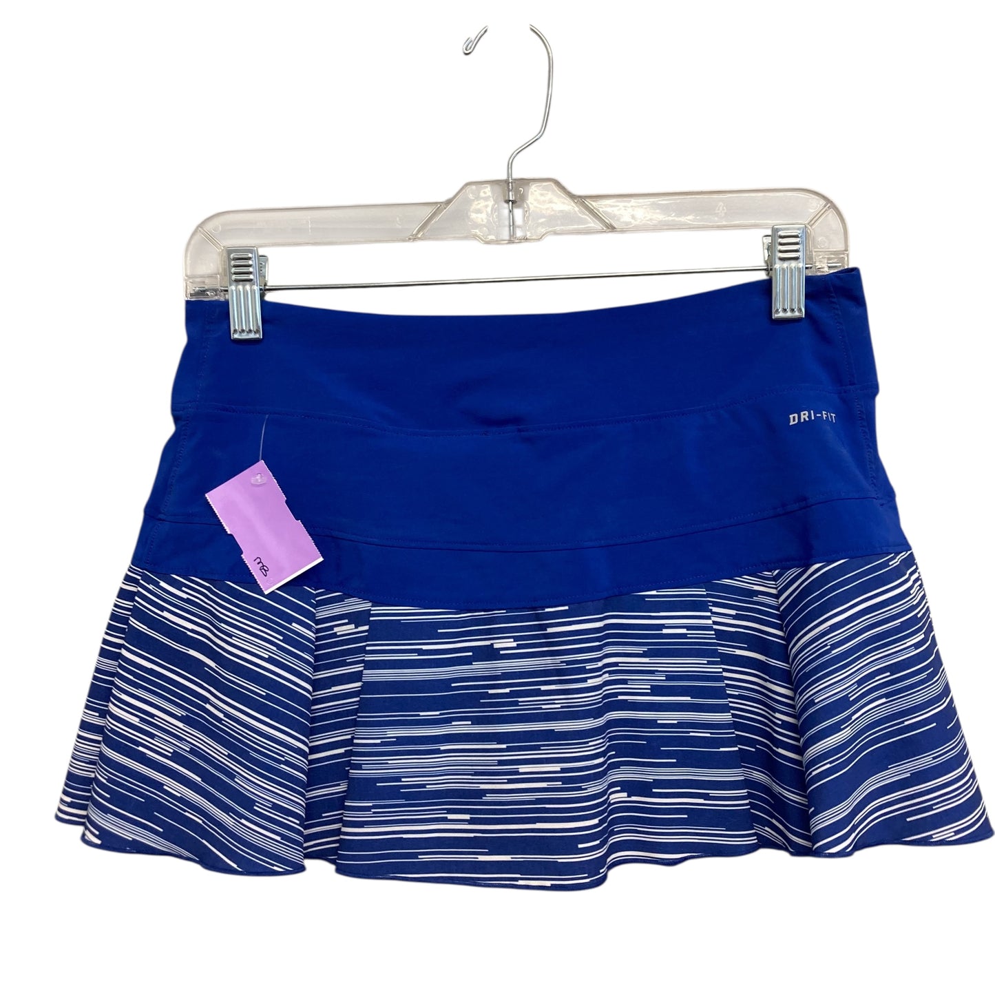 Athletic Skort By Nike In Blue & White, Size:S