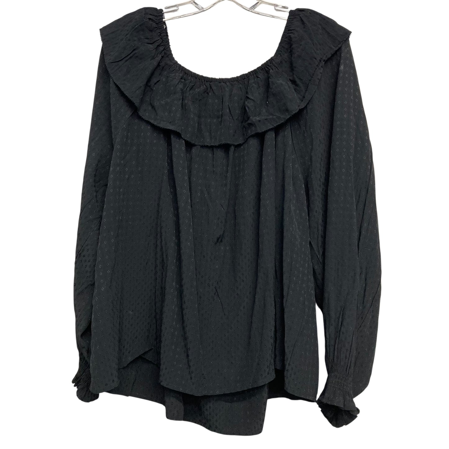 Top Ls By Knox Rose In Black, Size:L