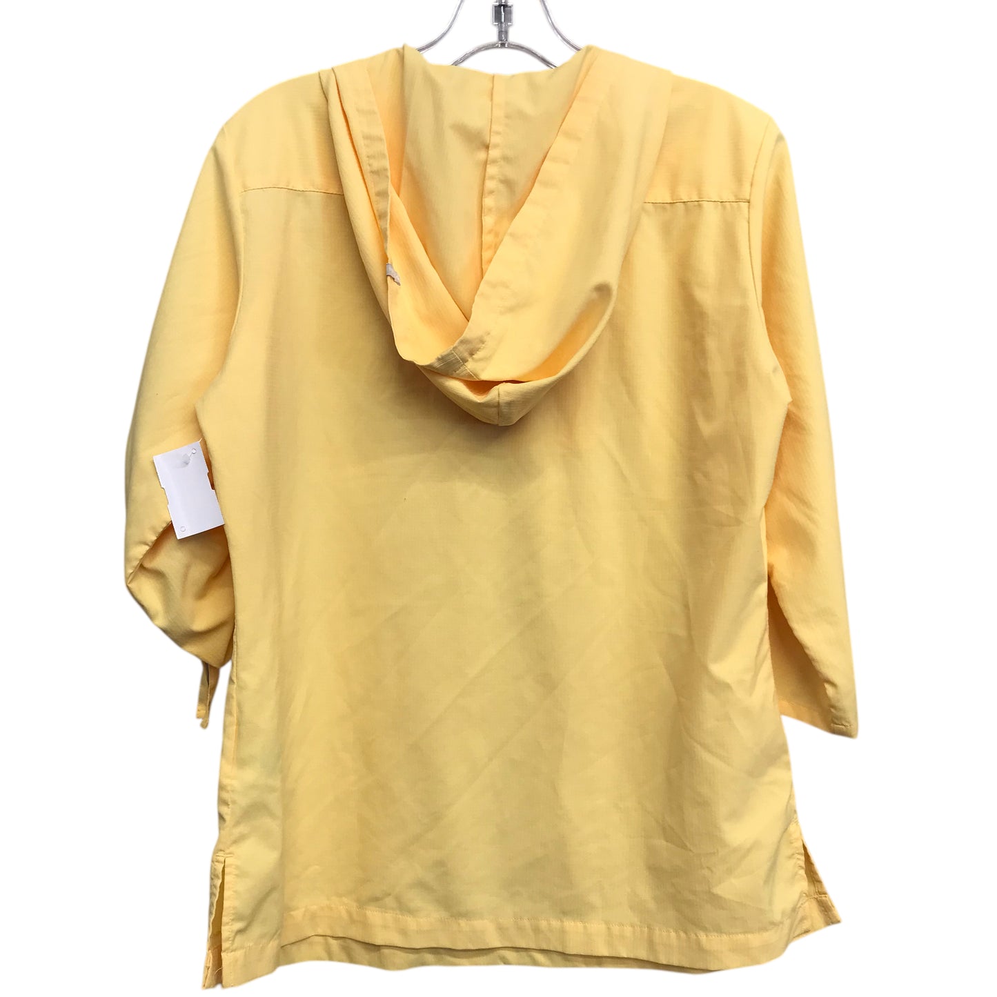 Athletic Top Ls Hoodie By Columbia In Yellow, Size:L