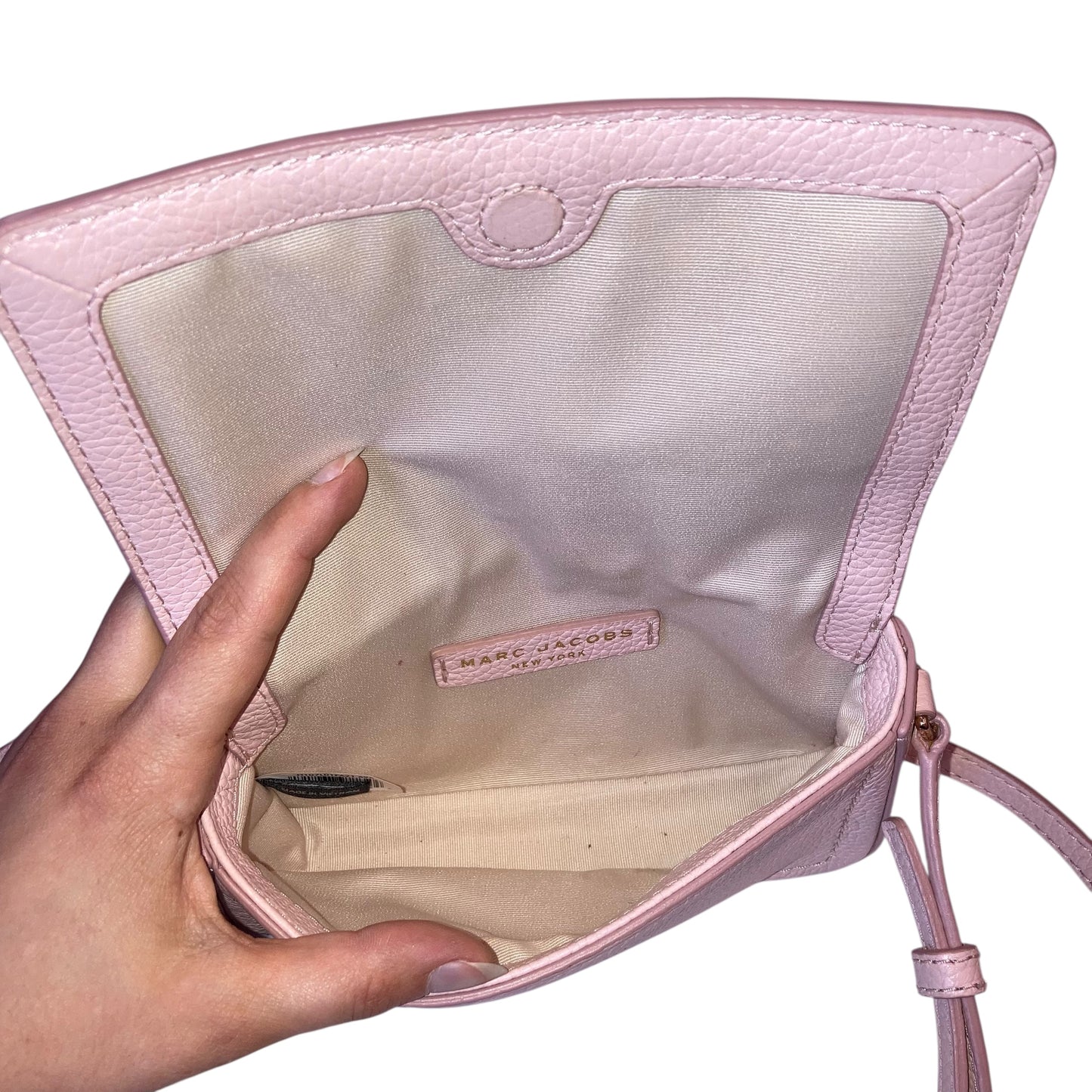 Crossbody Designer By Marc Jacobs In Pink, Size:Small