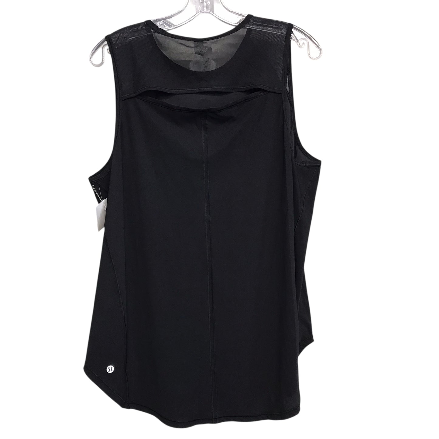 Athletic Tank Top By Lululemon In Black, Size:L
