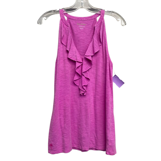 Top Sleeveless Designer By Lilly Pulitzer In Pink, Size:S