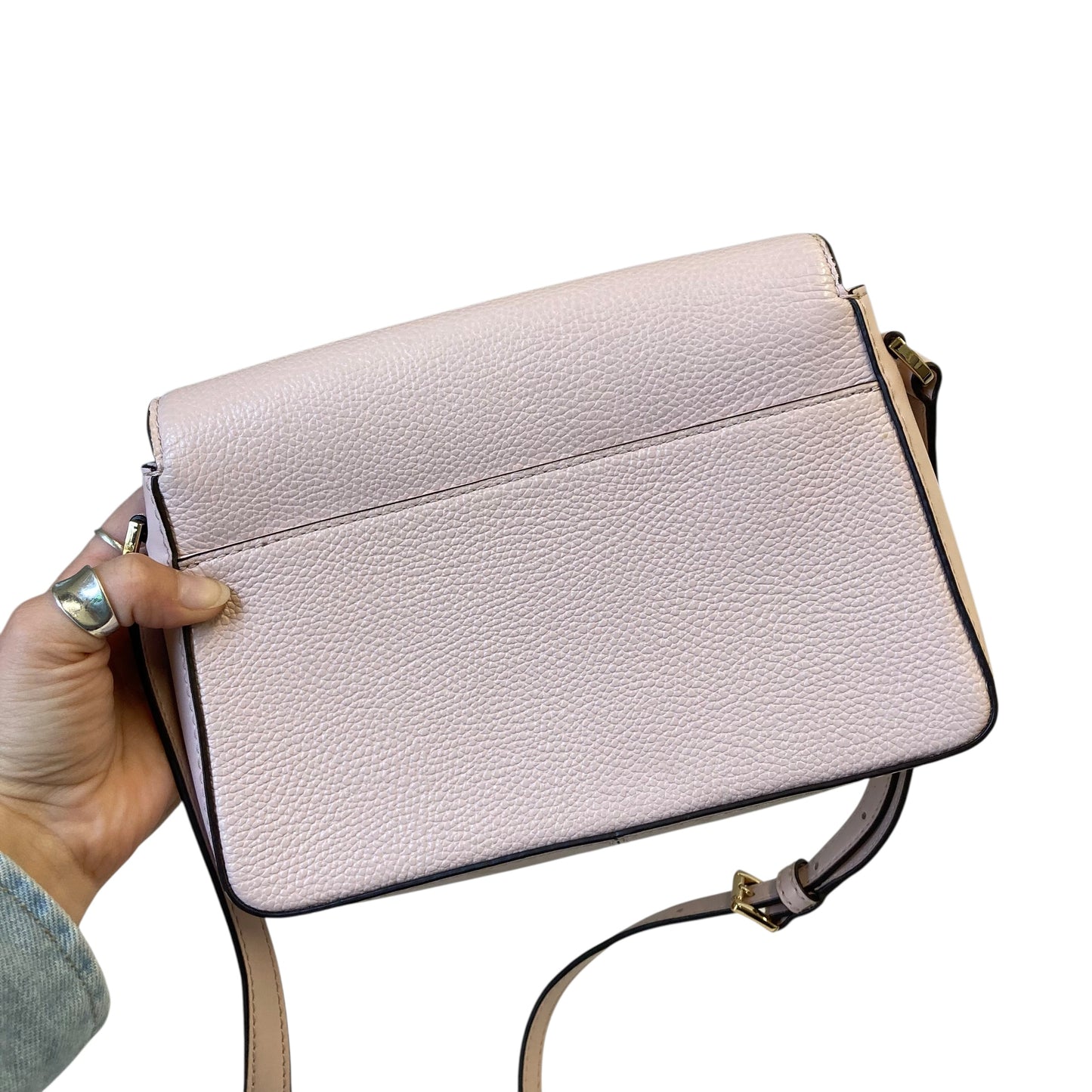 Crossbody Designer By Michael Kors In Pink, Size:Medium