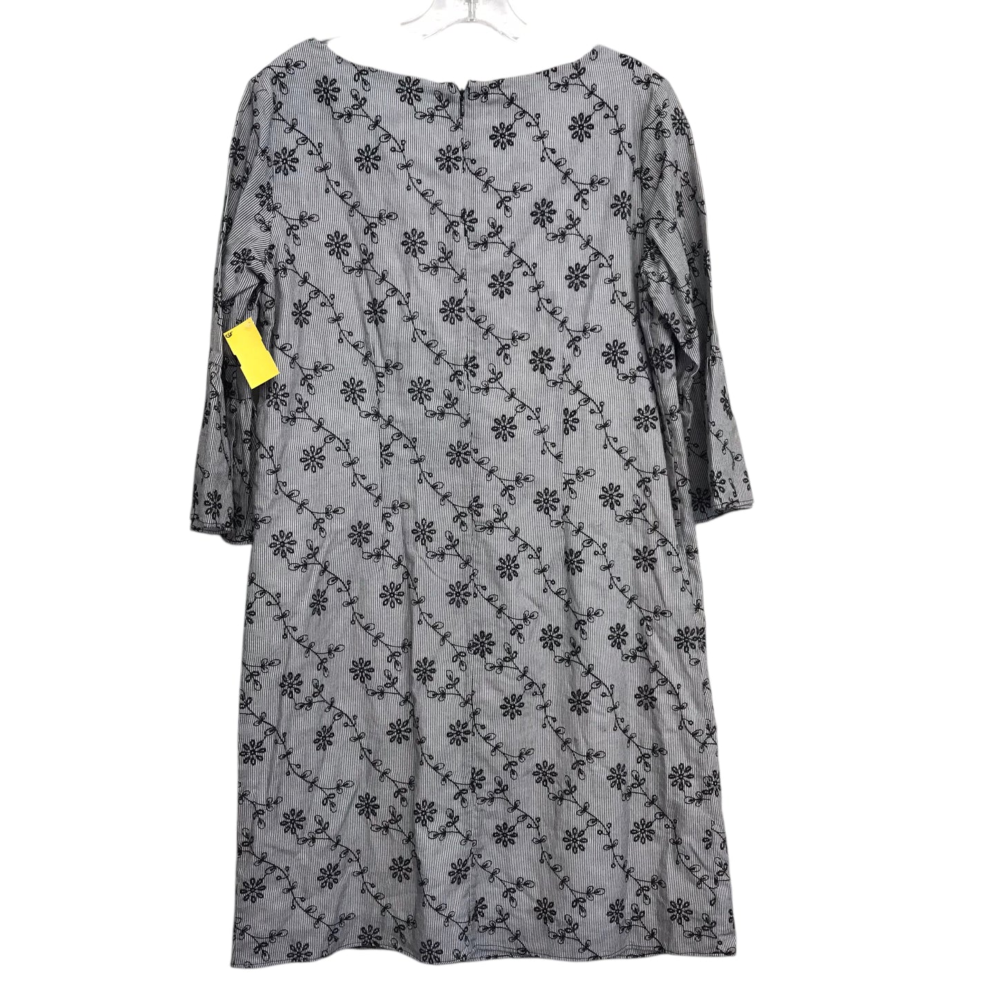 Dress Work By Jones New York In Black & Grey, Size:M