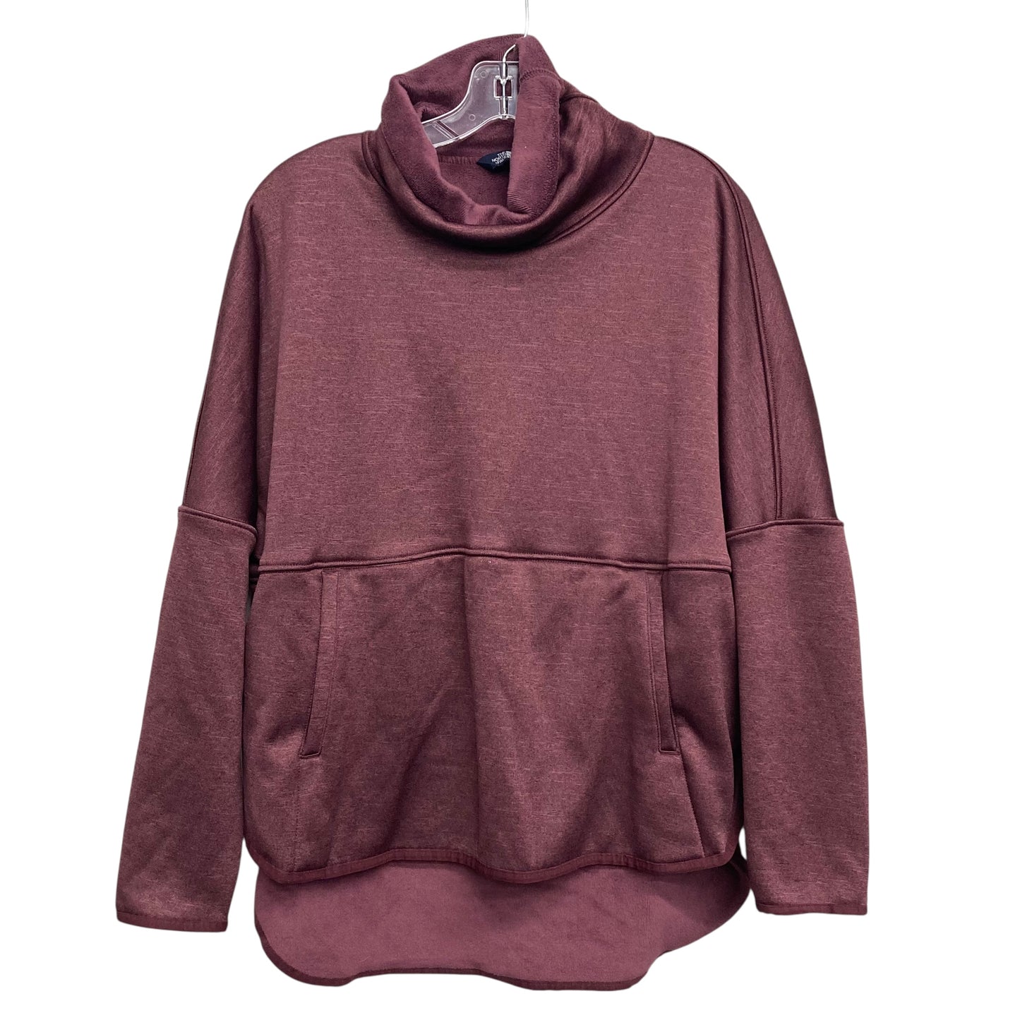Athletic Top Ls By The North Face In Red, Size:M