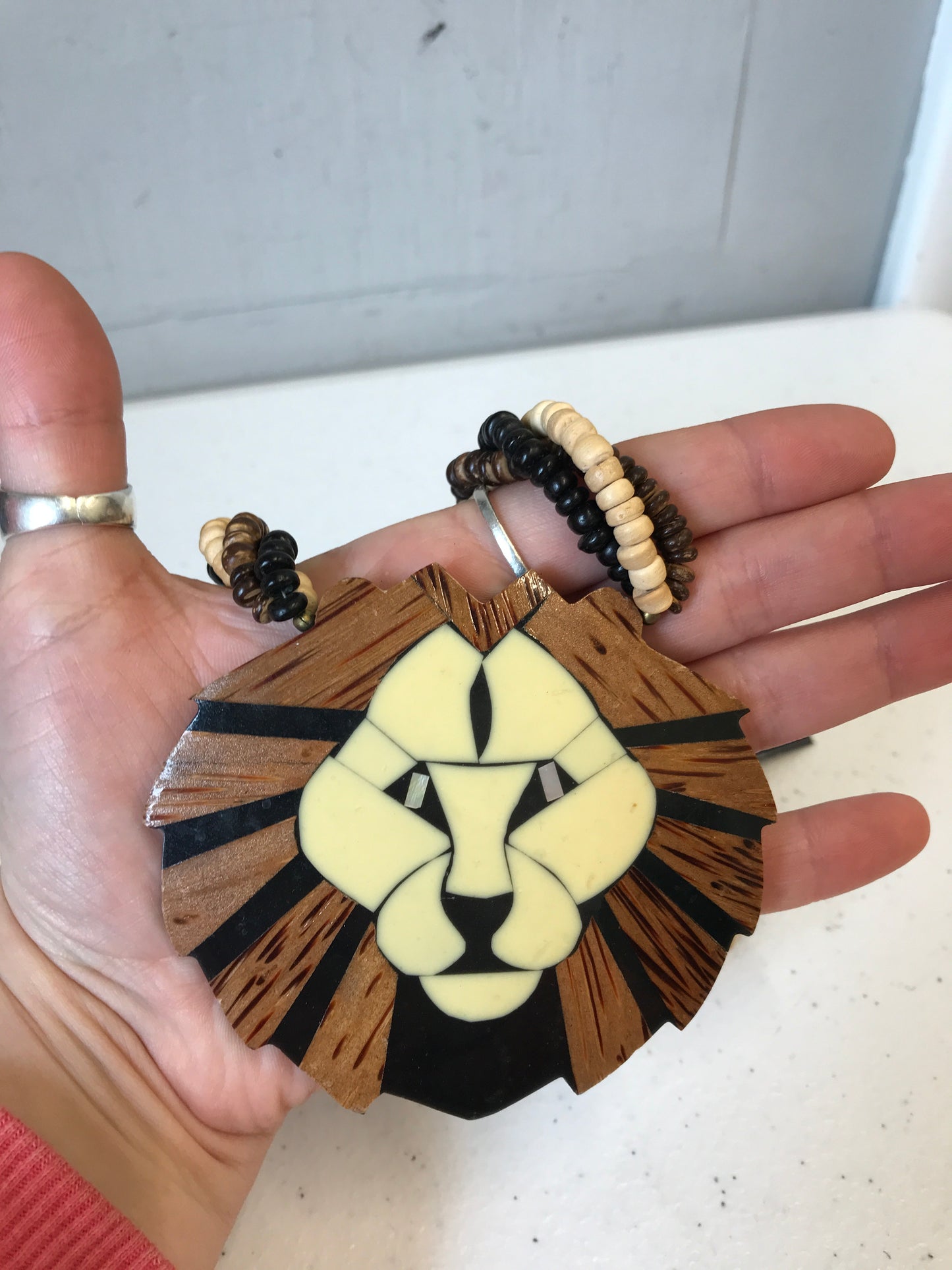 Necklace Statement In Animal Print