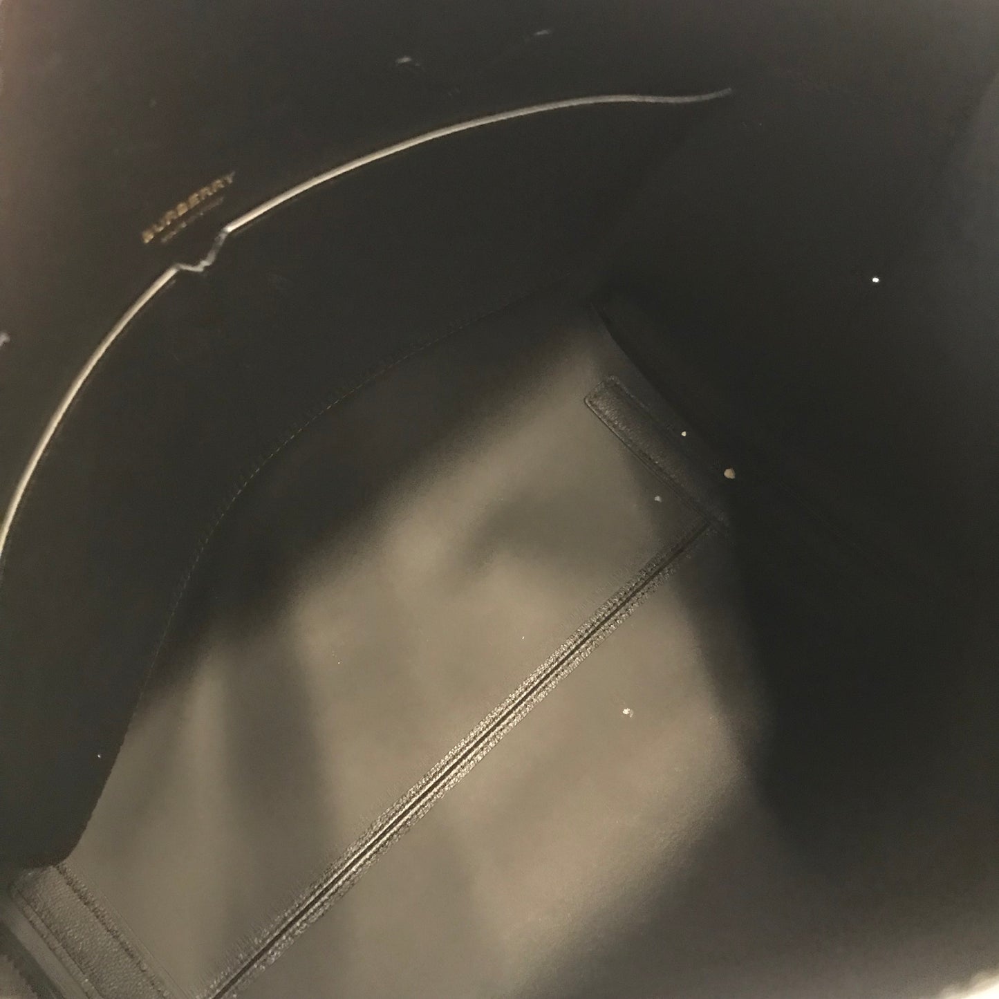 Tote Luxury Designer By Burberry In Black, Size:Large