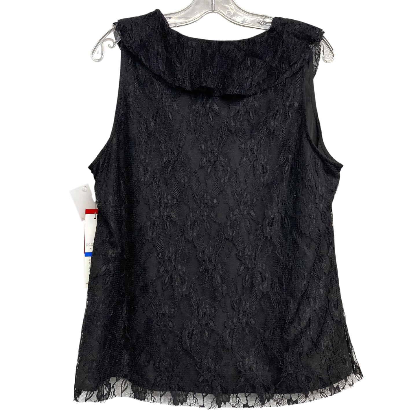 Top Ss By Rafaella In Black, Size:Xl