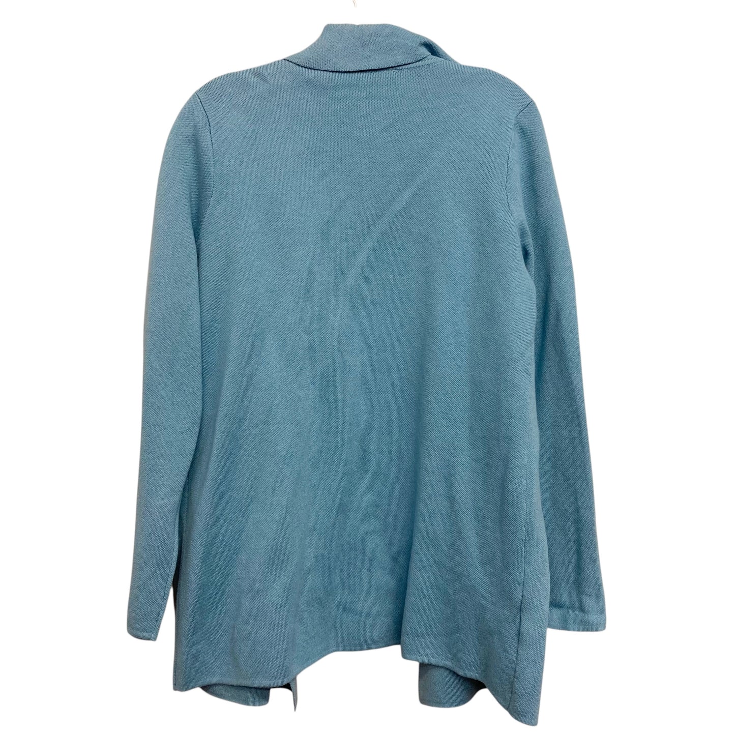 Sweater Cardigan By Loft In Blue, Size:M