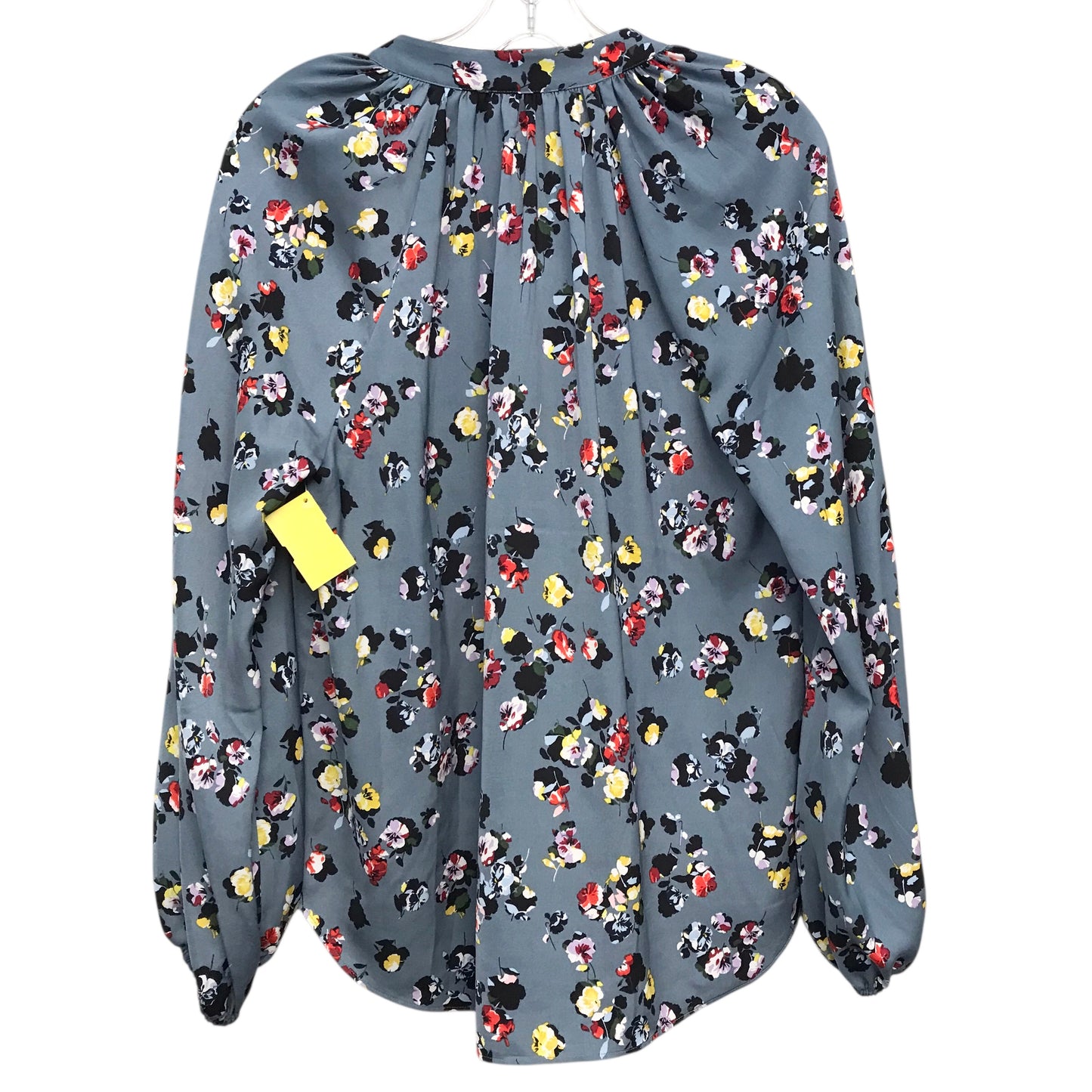 Blouse Ls By Ann Taylor In Floral Print, Size:M