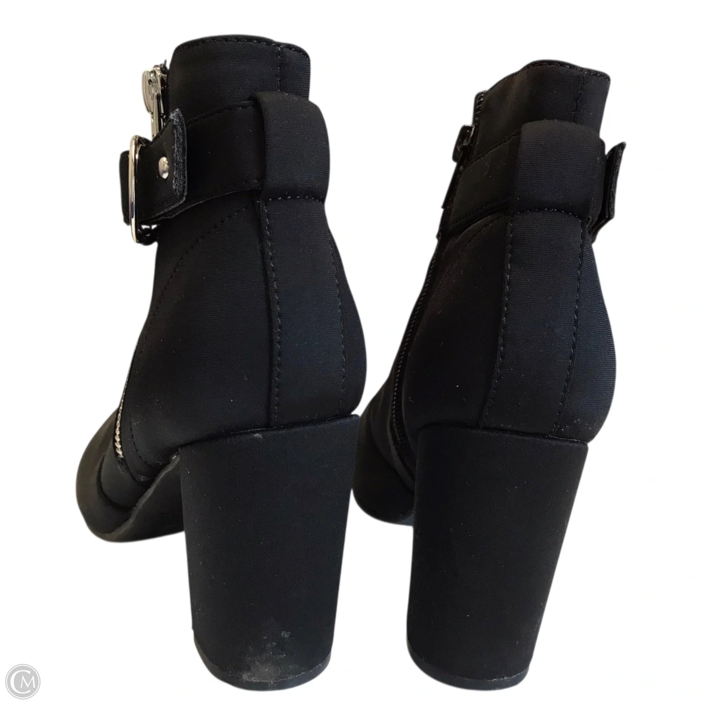 Boots Ankle Heels By Unisa In Black, Size: 6