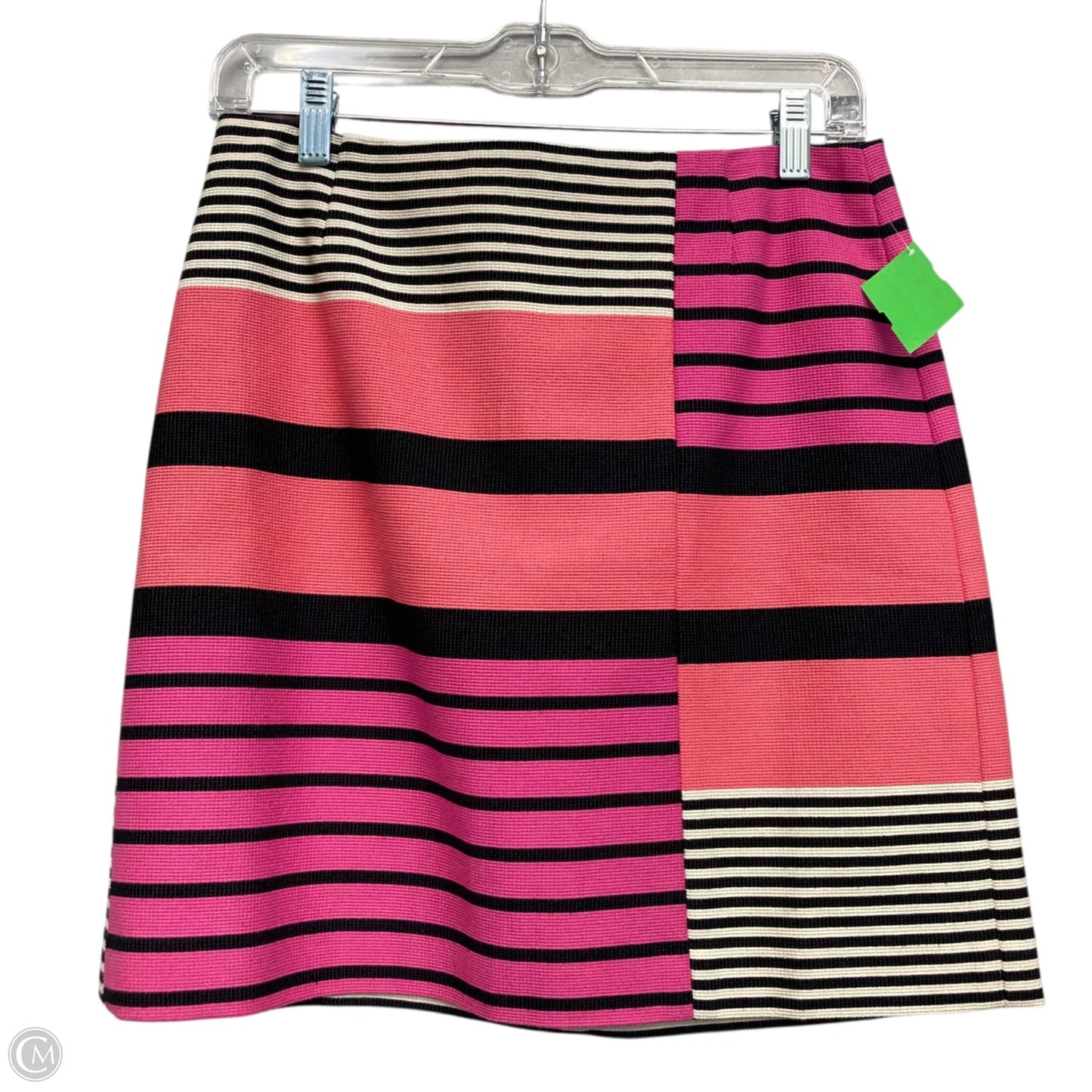 Skirt Mini & Short By Loft In Striped Pattern, Size: 4