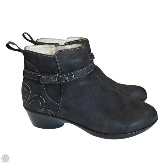 Boots Ankle Heels By Jbu By Jambu In Grey, Size: 6