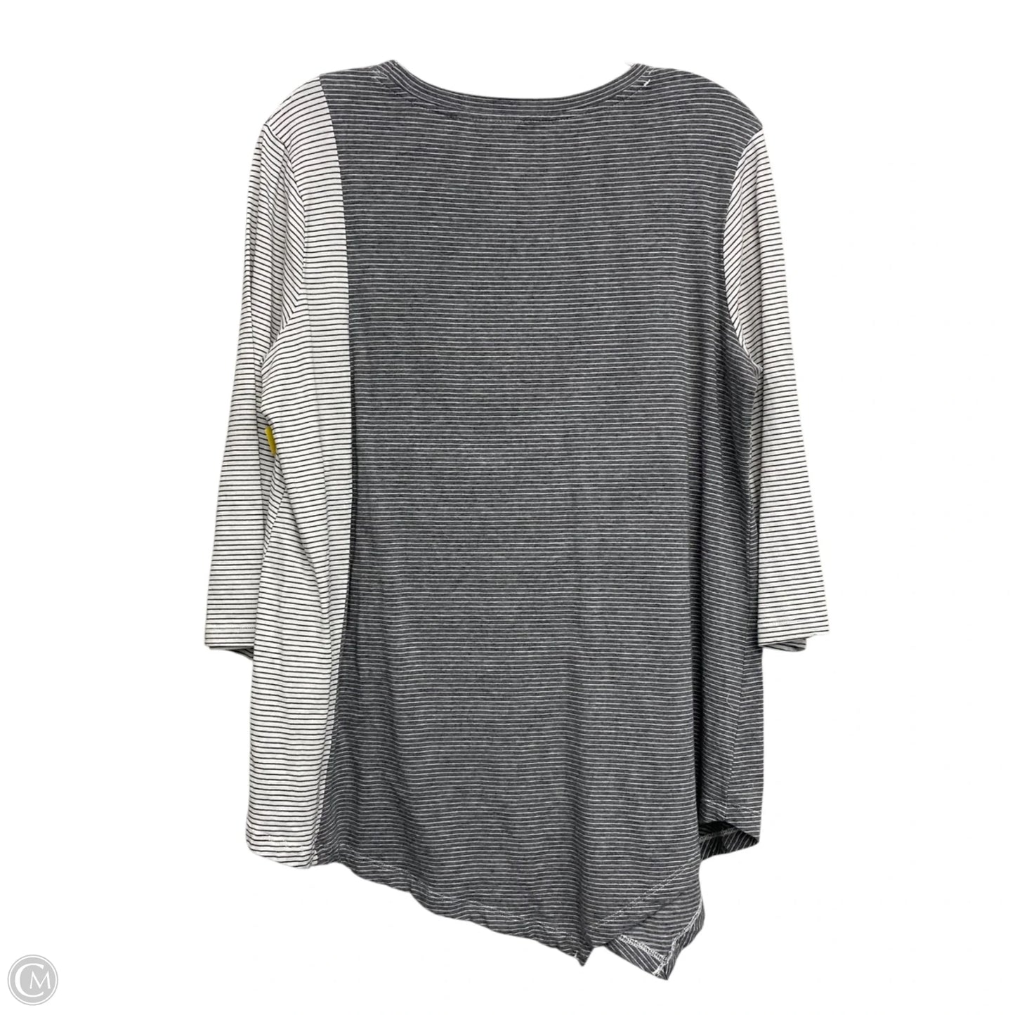 Top Long Sleeve By Westies In Striped Pattern, Size: L