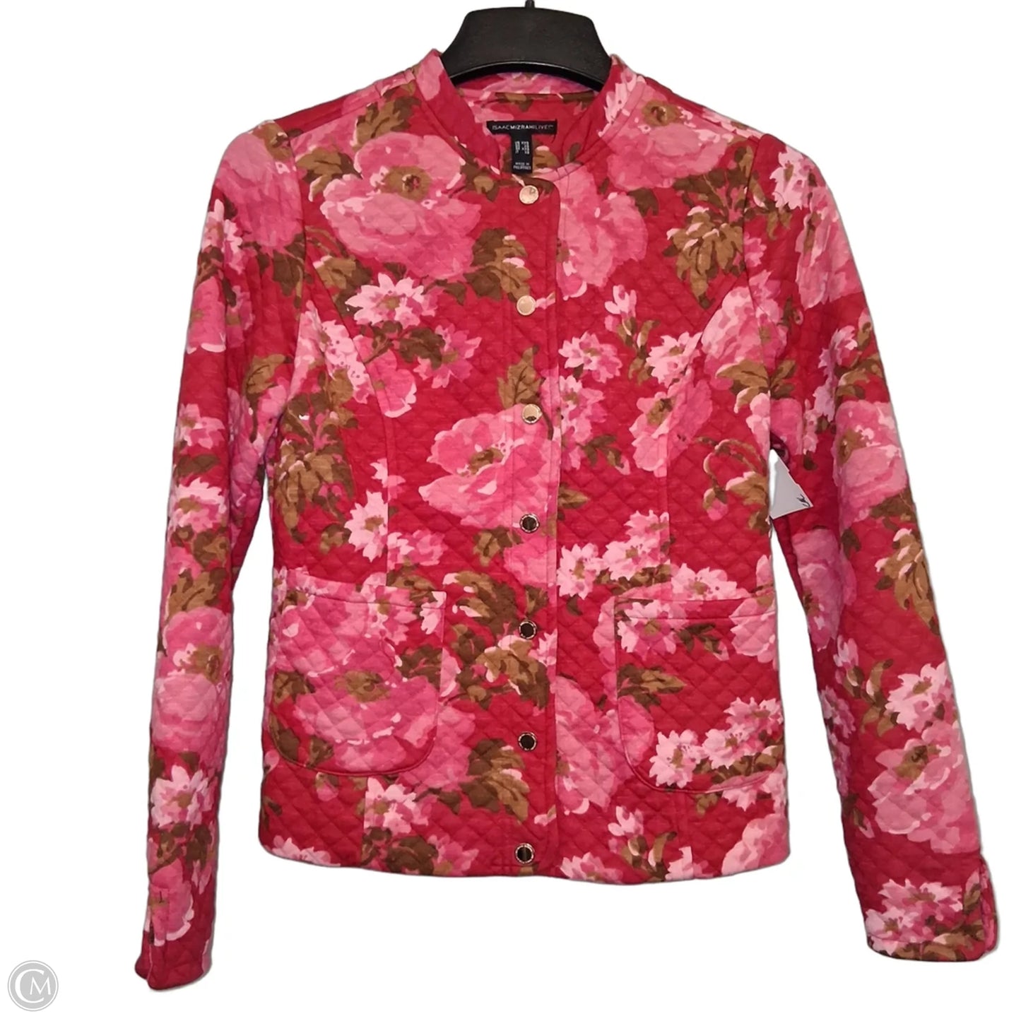 Jacket Puffer & Quilted By Isaac Mizrahi Live Qvc In Pink, Size: Xxs
