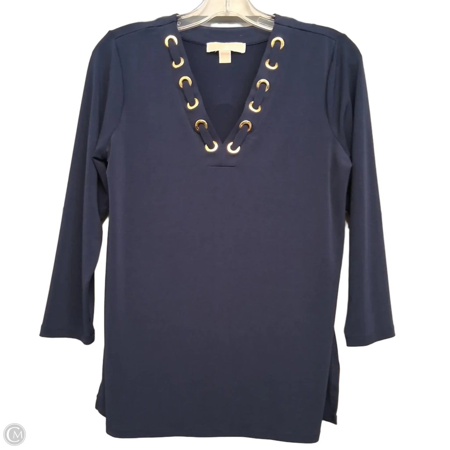 Top Long Sleeve By Michael By Michael Kors In Navy, Size: S