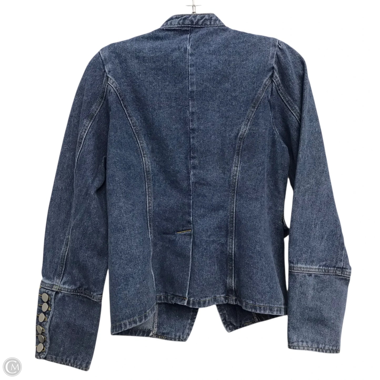 Jacket Denim By Savanna Jane In Blue, Size: S
