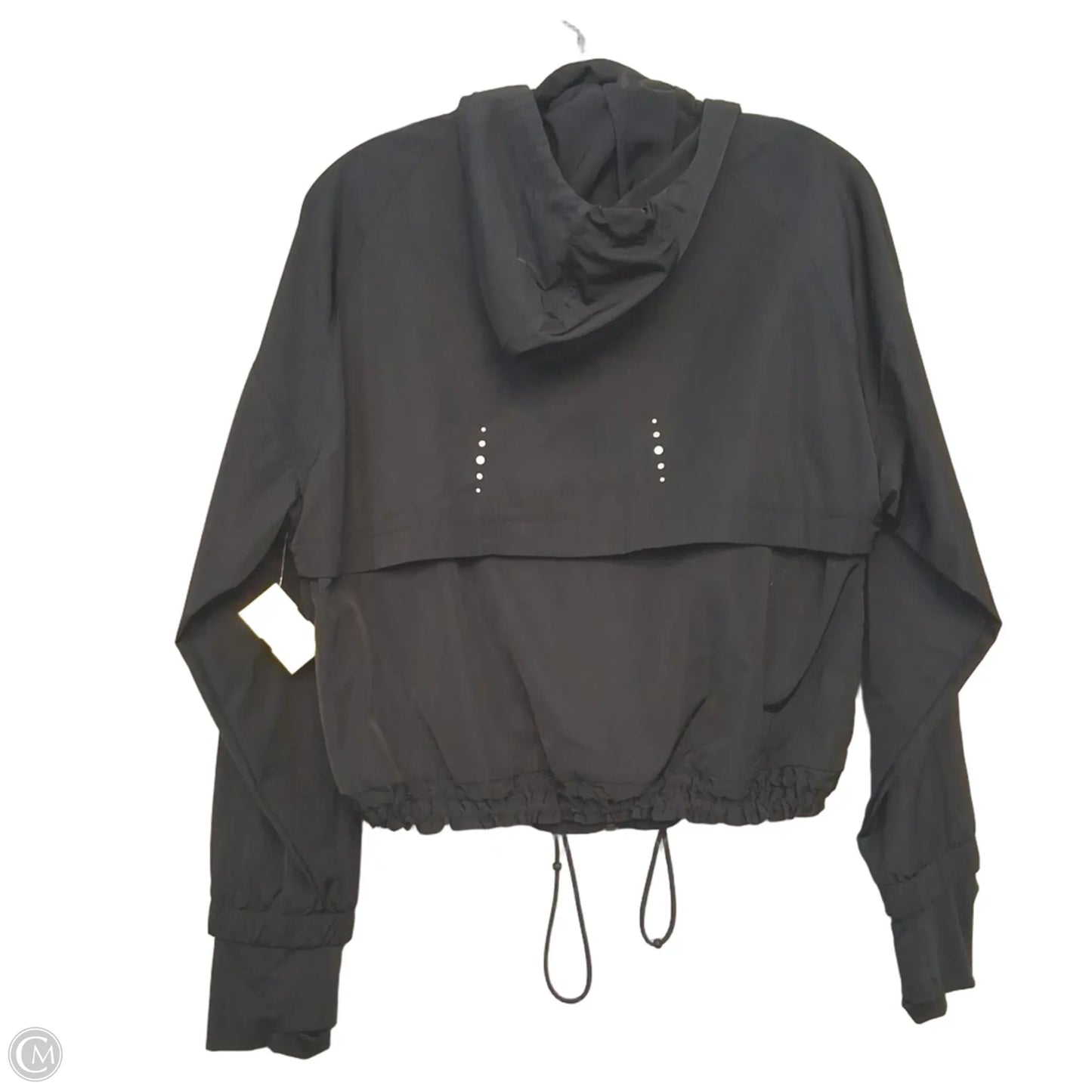 Jacket Windbreaker By Calia In Black, Size: S