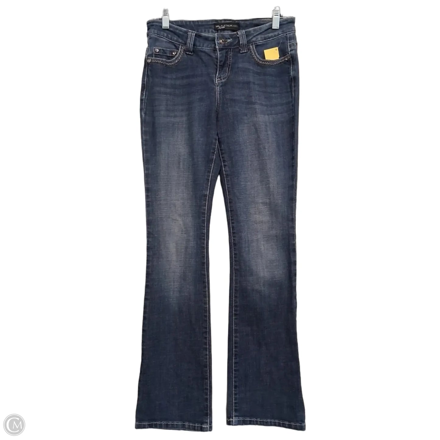 Jeans Boot Cut By Platinum In Blue, Size: 4