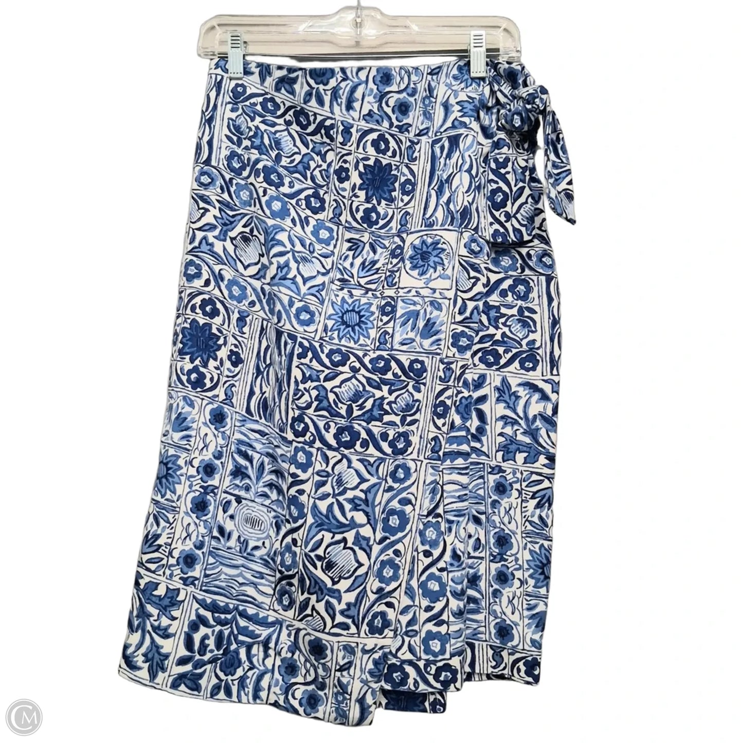 Skirt Midi By Ann Taylor In Blue, Size: 4p