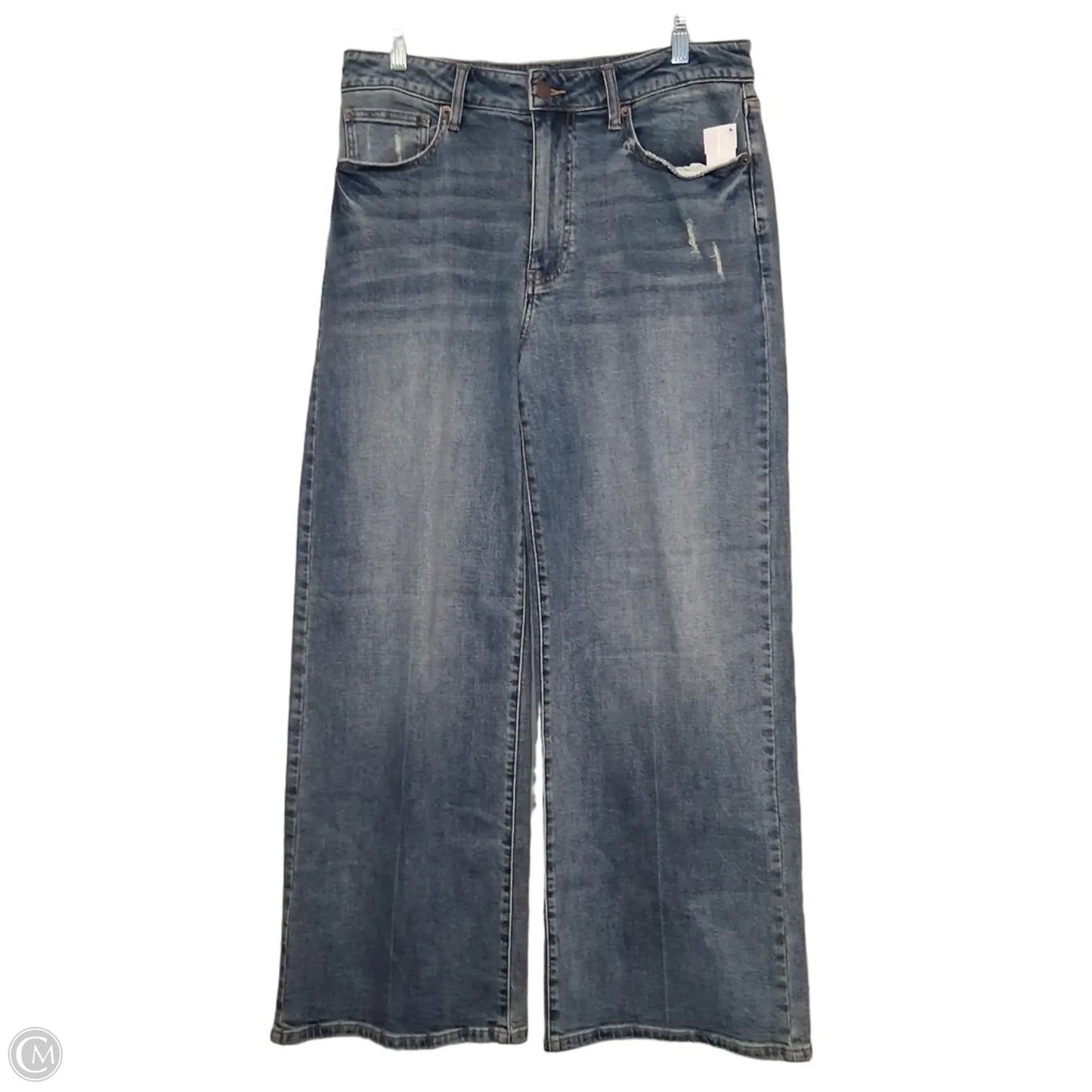 Jeans Wide Leg By Oliver Logan In Blue Denim, Size: 8