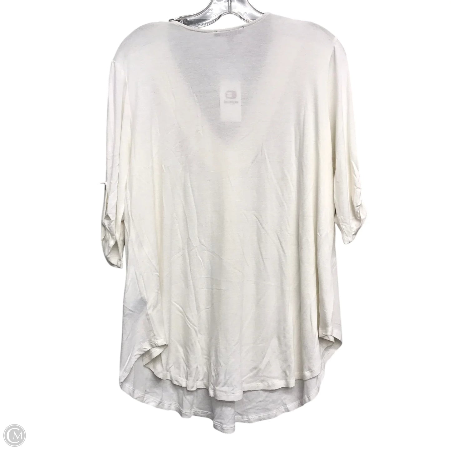 Top Short Sleeve Basic By Red In Cream, Size: S