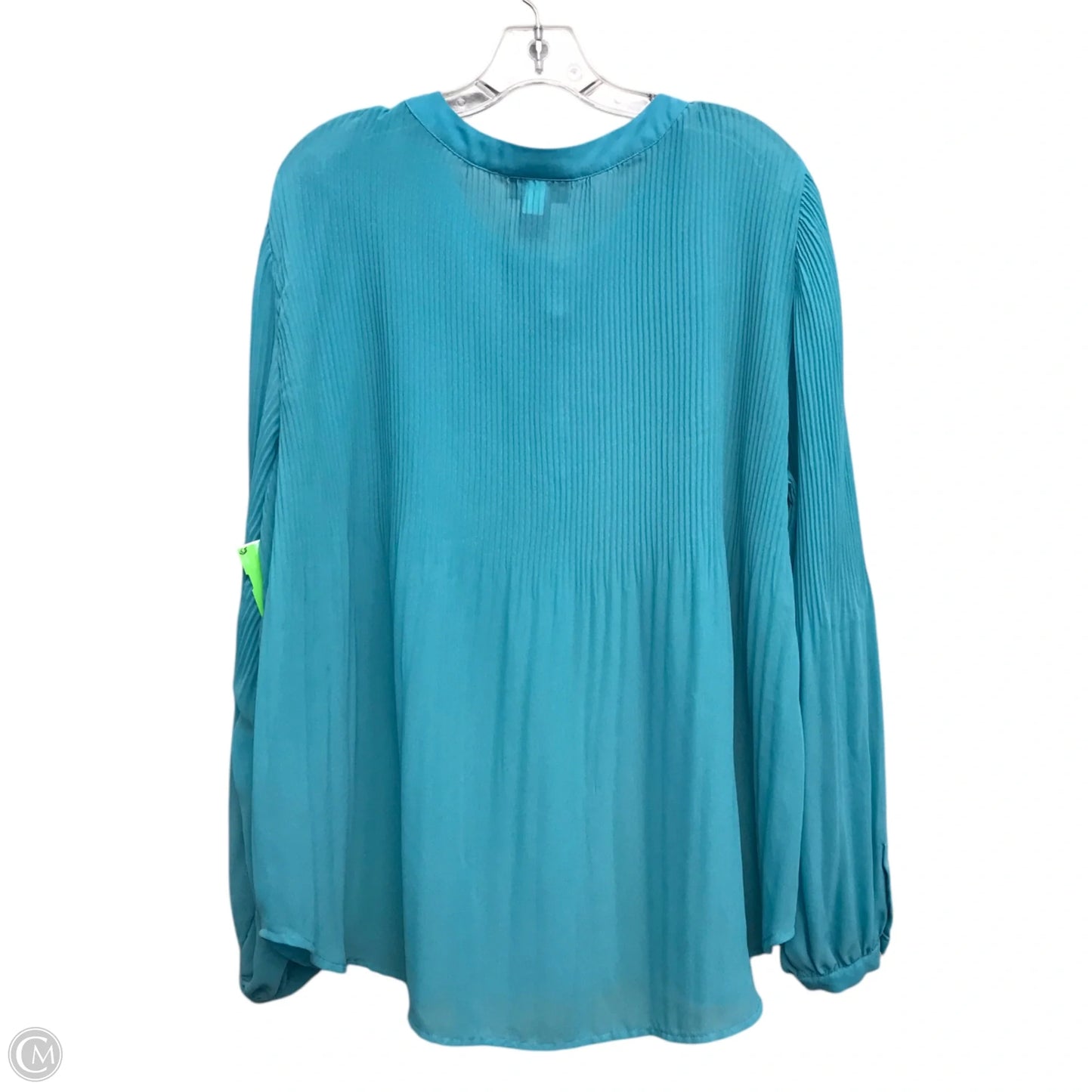 Top Long Sleeve By Lane Bryant In Blue, Size: Xl
