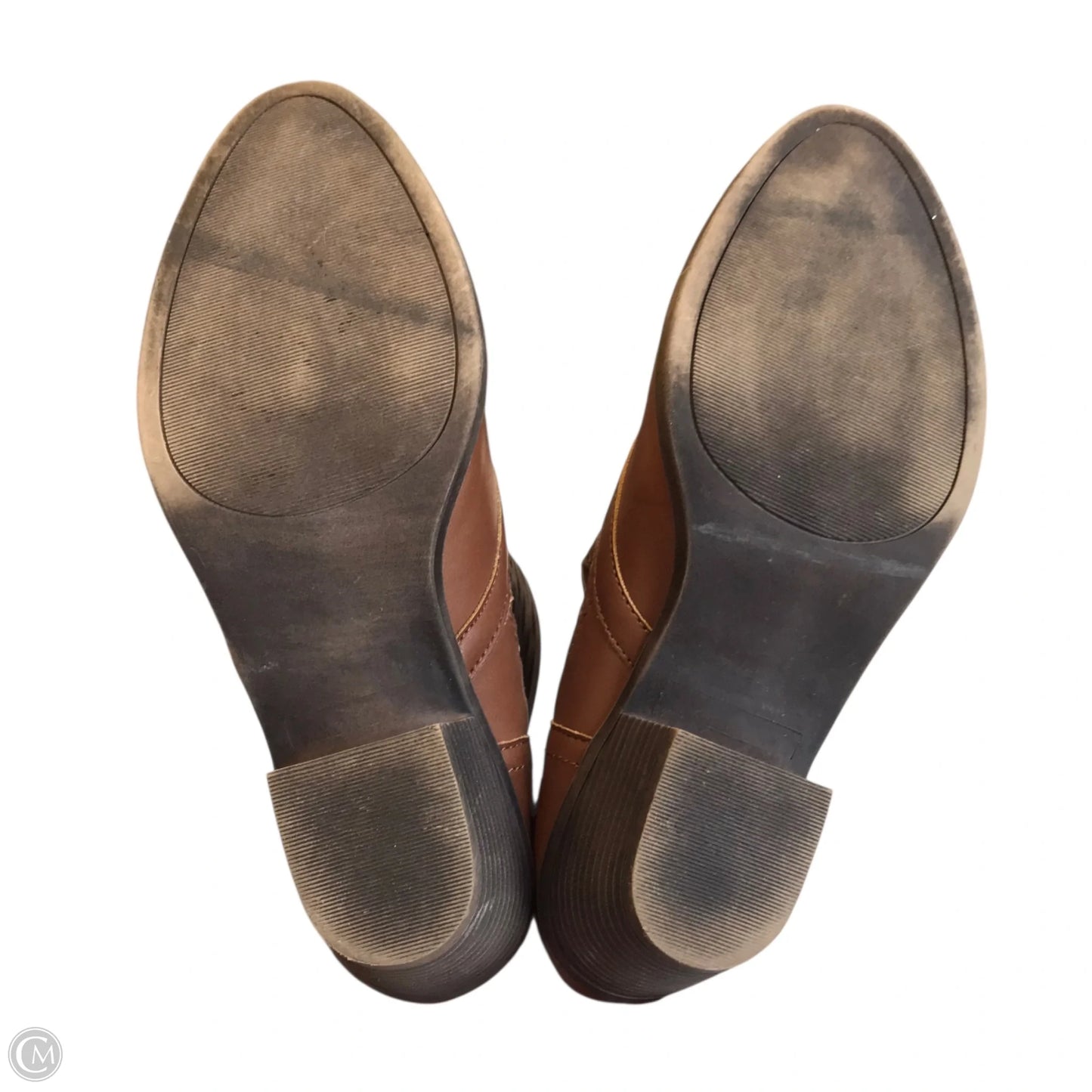 Boots Ankle Heels By Sugar In Brown, Size: 8