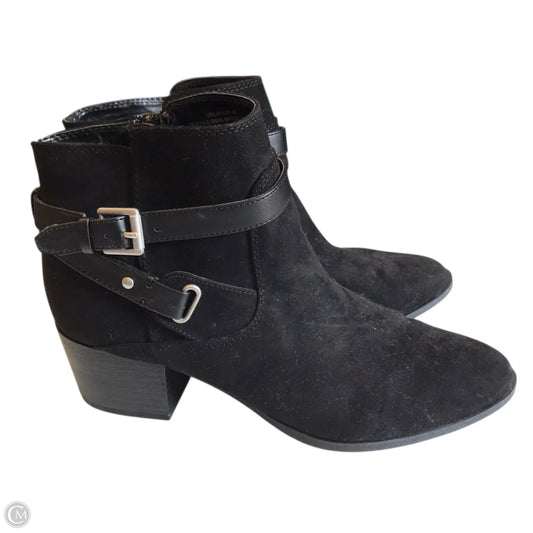Boots Ankle Heels By Unisa In Black, Size: 8.5