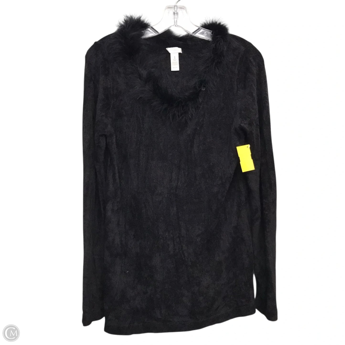 Sweater By Chicos In Black, Size: M