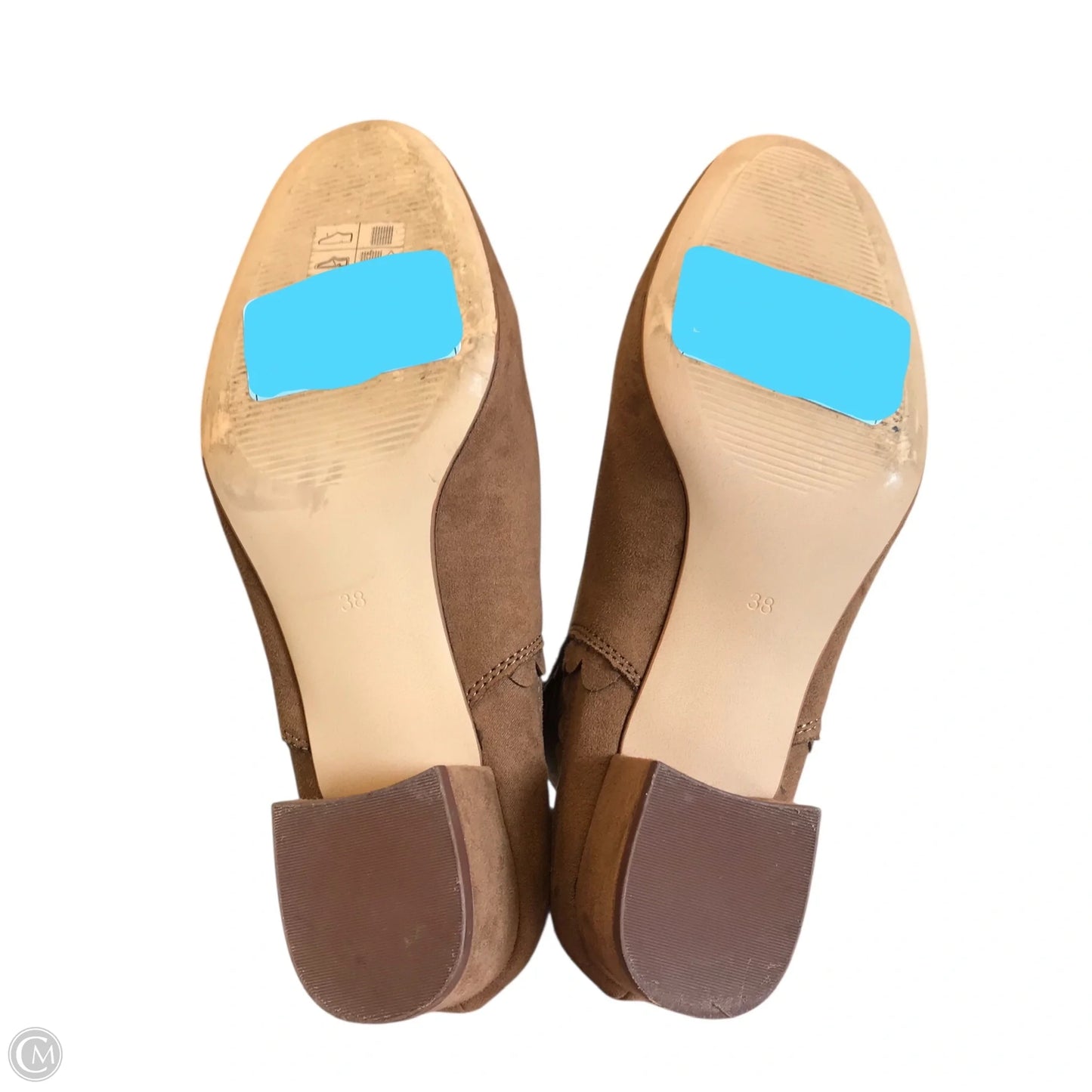 Boots Ankle Heels By H&m In Tan, Size: 7.5