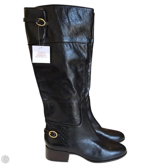 Boots Knee Flats By Franco Sarto In Black, Size: 7.5