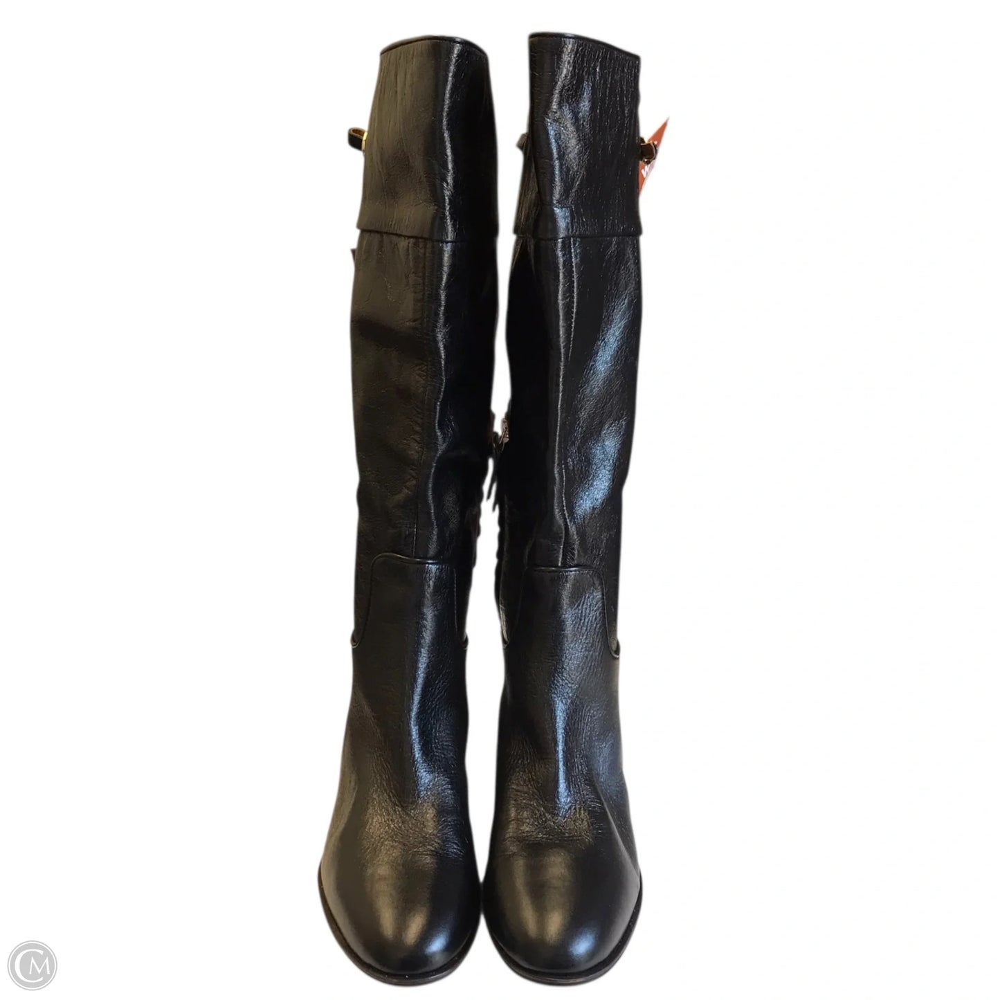Boots Knee Flats By Franco Sarto In Black, Size: 7.5