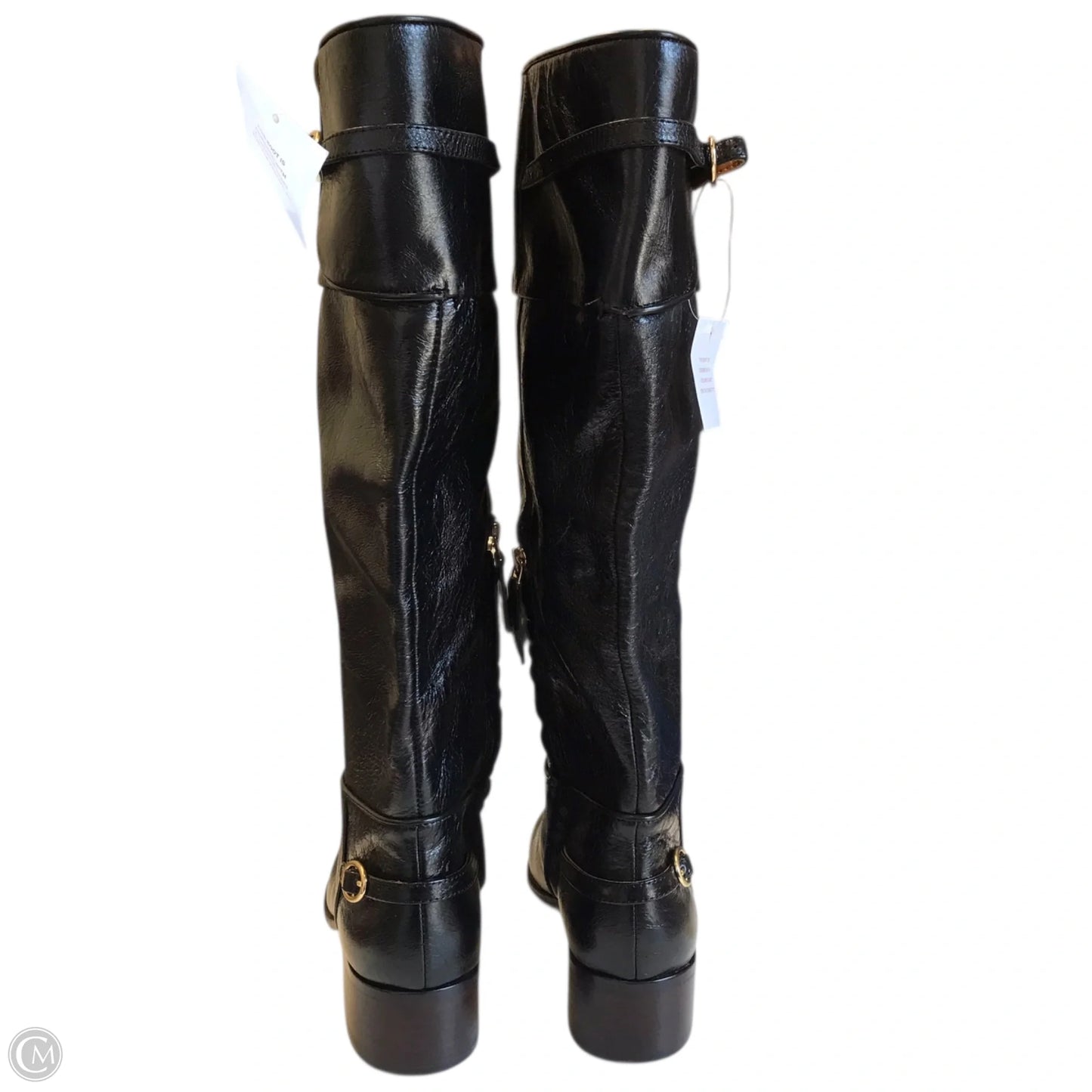 Boots Knee Flats By Franco Sarto In Black, Size: 7.5